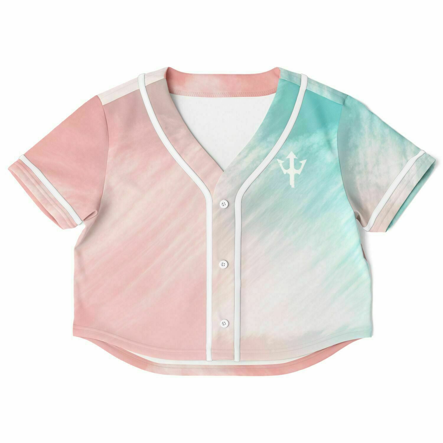 Women's LifeBy Cotton Candy Cropped Baseball Jersey - LifeBy Fitness