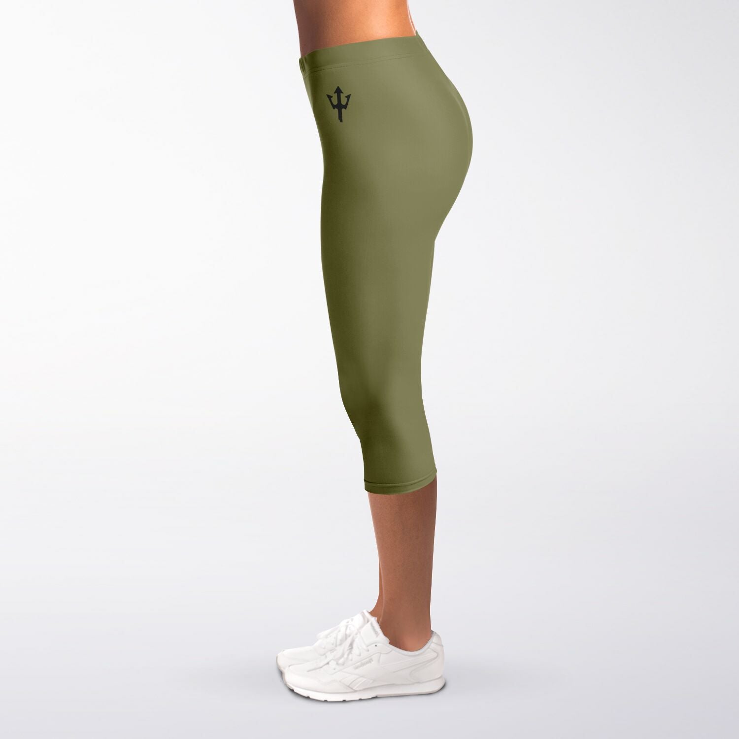 Women's LifeBy Khaki Capri Leggings - LifeBy Fitness