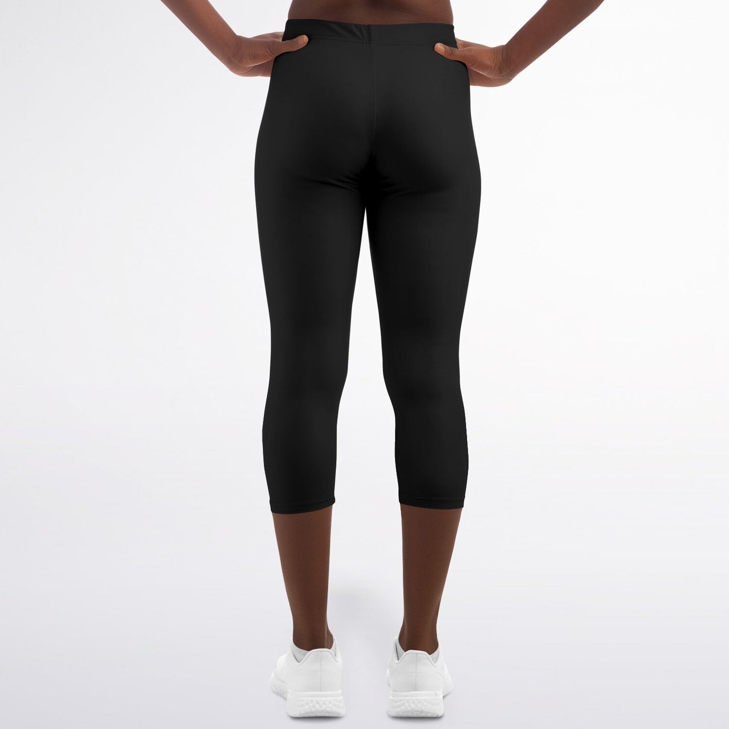 Women's LifeBy Black Capri Leggings - LifeBy Fitness