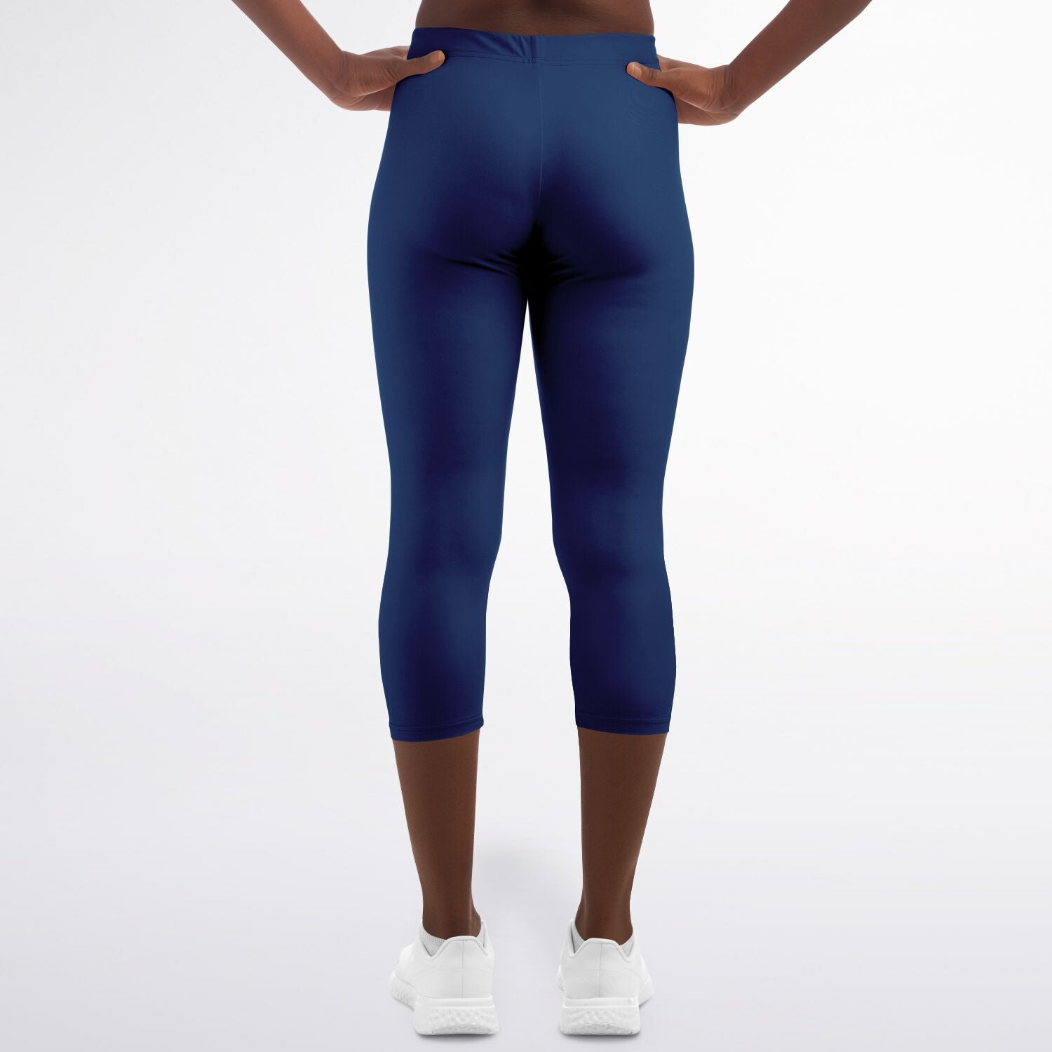 Women's LifeBy Navy Blue Capri Leggings - LifeBy Fitness