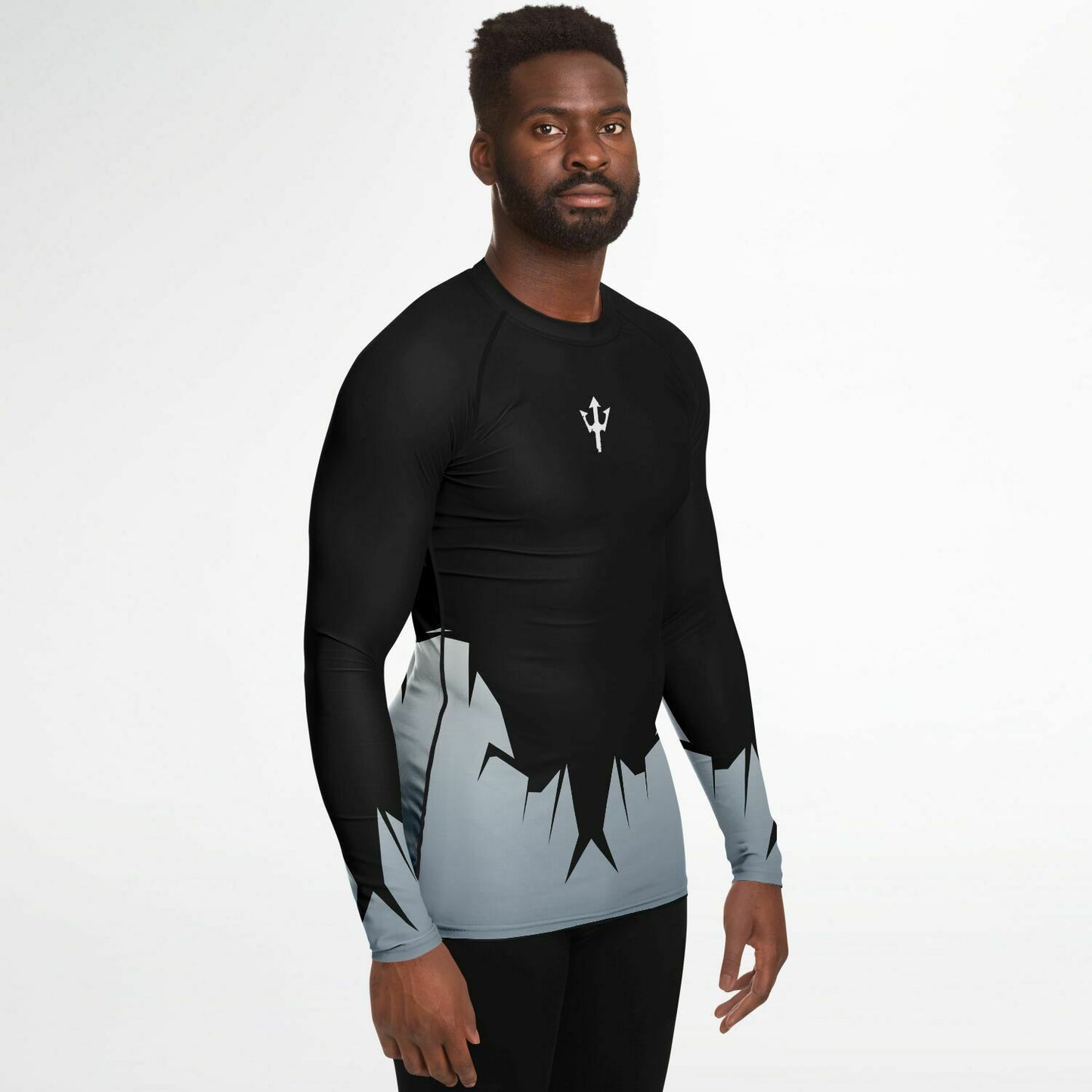 Men's LifeBy Broken Black Rashguard - LifeBy Fitness