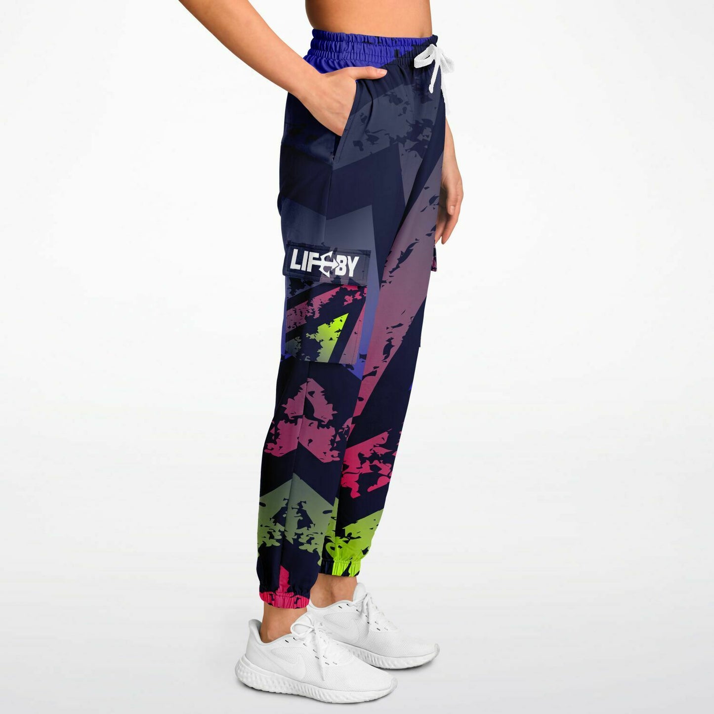 LifeBy Retro Colors Athletic Cargo Joggers - LifeBy Fitness