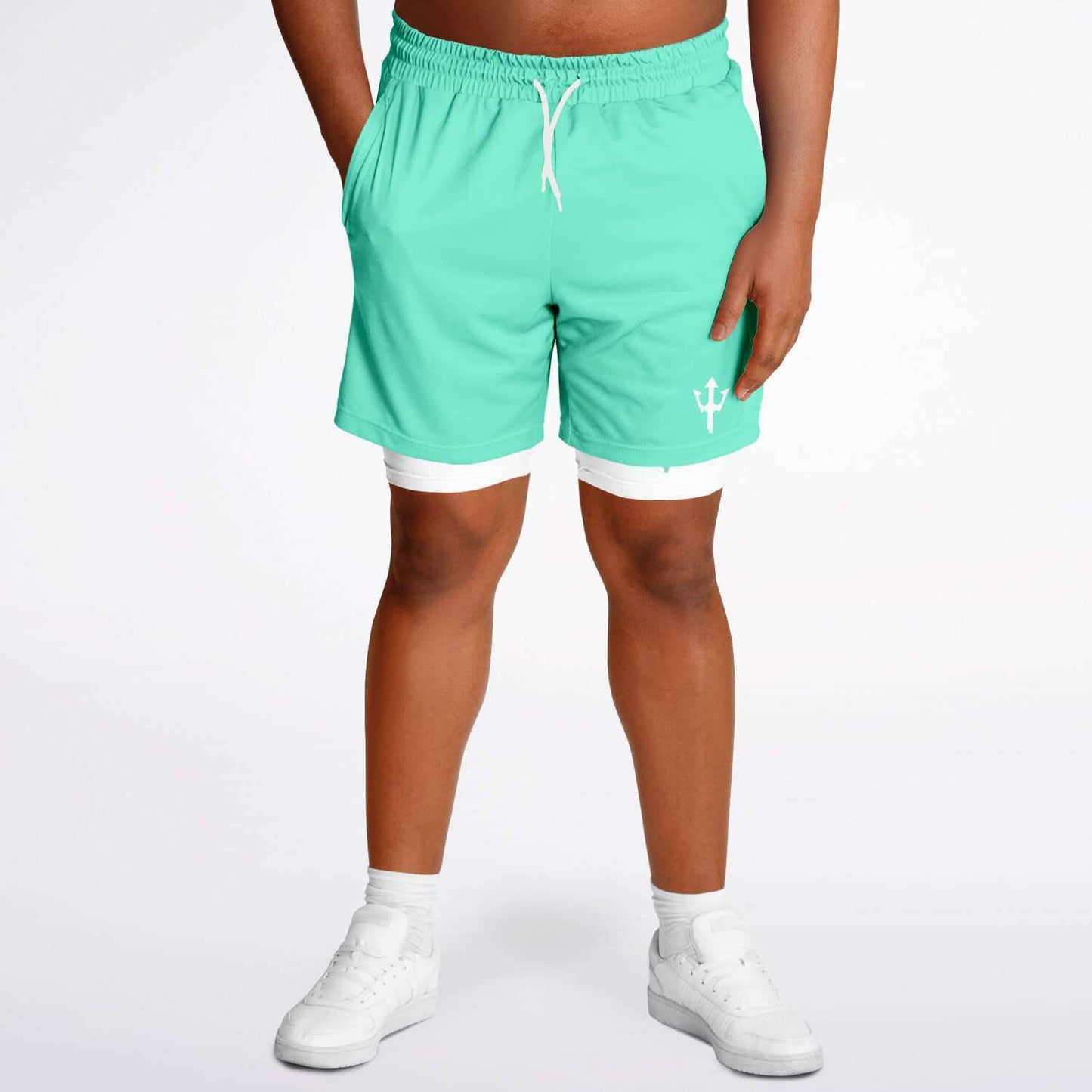 Men's LifeBy Turquoise 2-in-1 Shorts - LifeBy Fitness