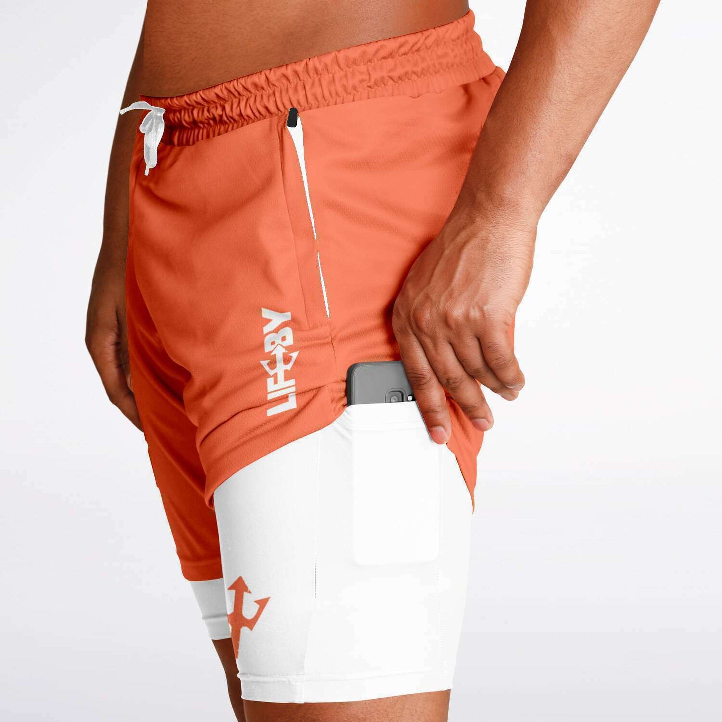 Men's LifeBy Peach 2-in-1 Shorts - LifeBy Fitness