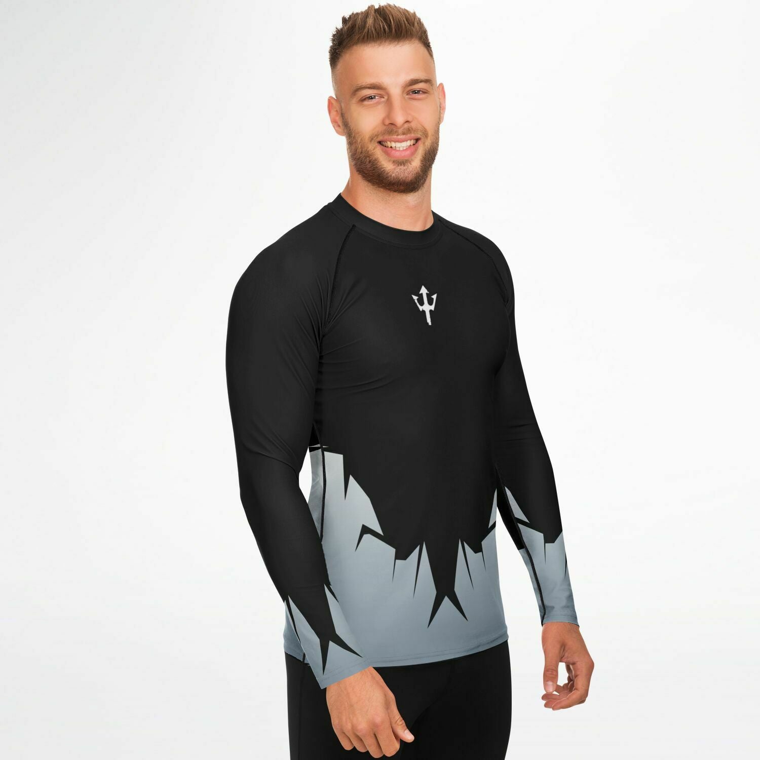 Men's LifeBy Broken Black Rashguard - LifeBy Fitness