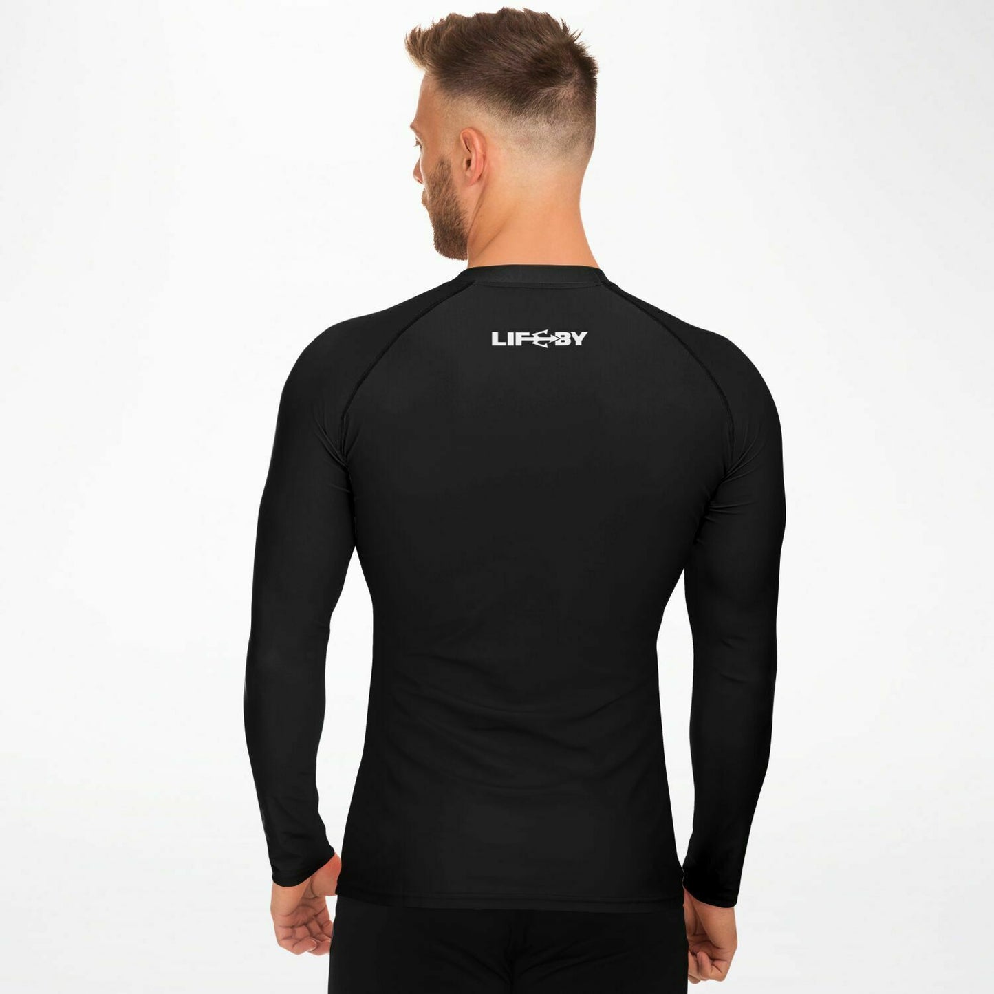 Men's LifeBy Black Rashguard - LifeBy Fitness