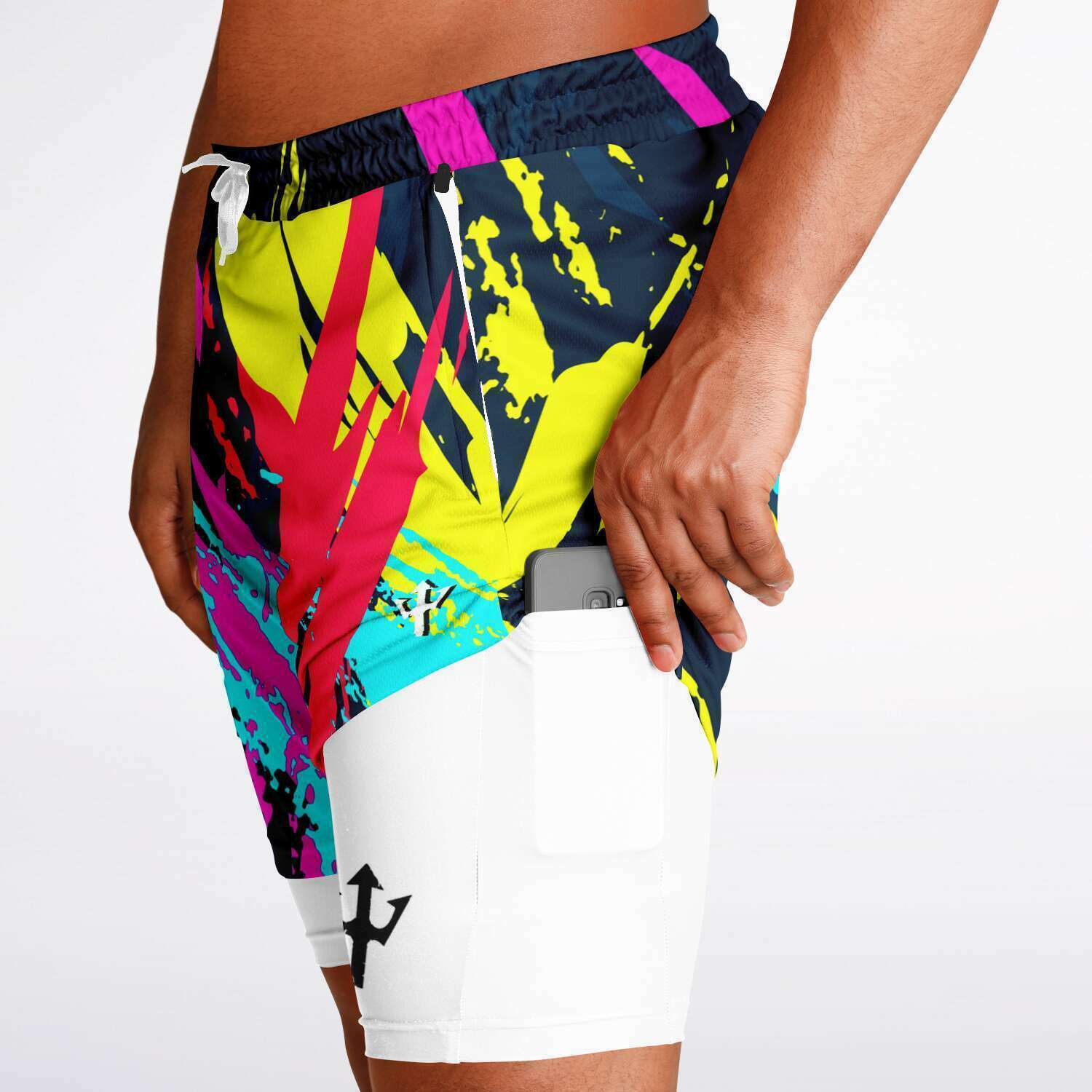 Men's LifeBy Color Splash 2-in-1 Shorts - LifeBy Fitness