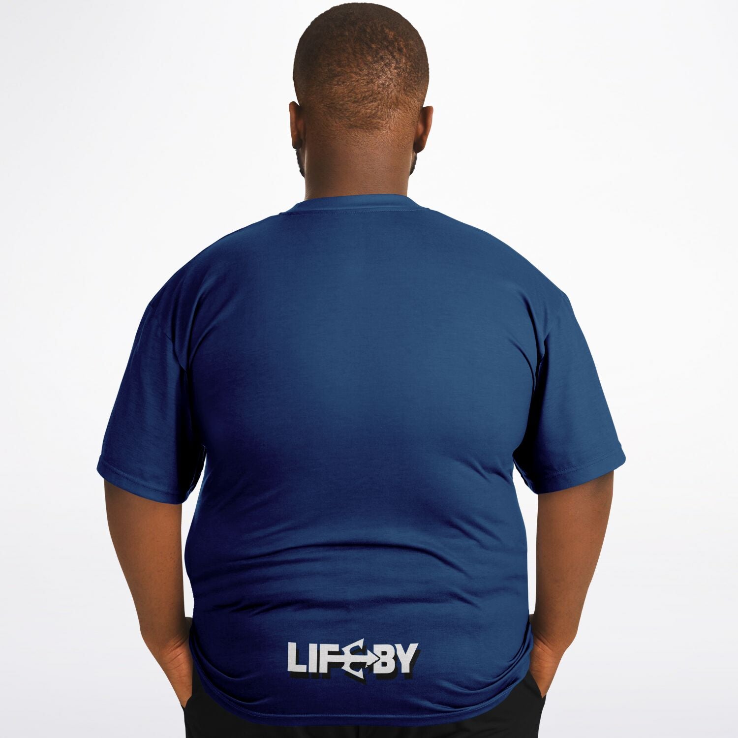 LifeBy Navy Blue Plus-size T-Shirt - LifeBy Fitness