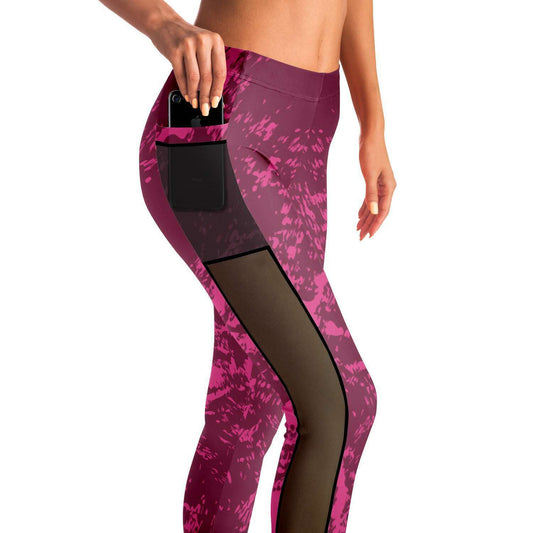 Women's LifeBy Pink Mesh Pocket Legging