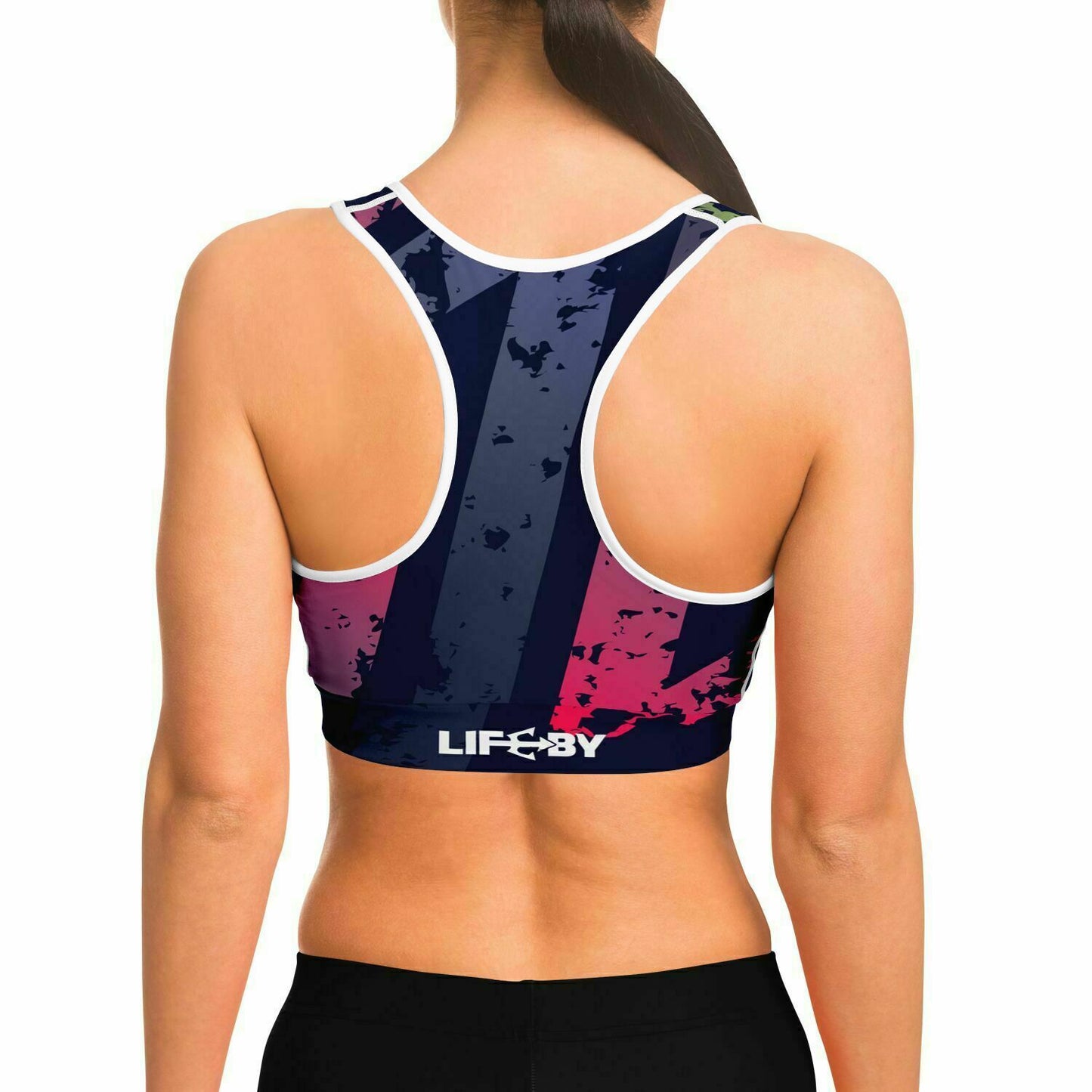 LifeBy Retro Colors Sports Bra