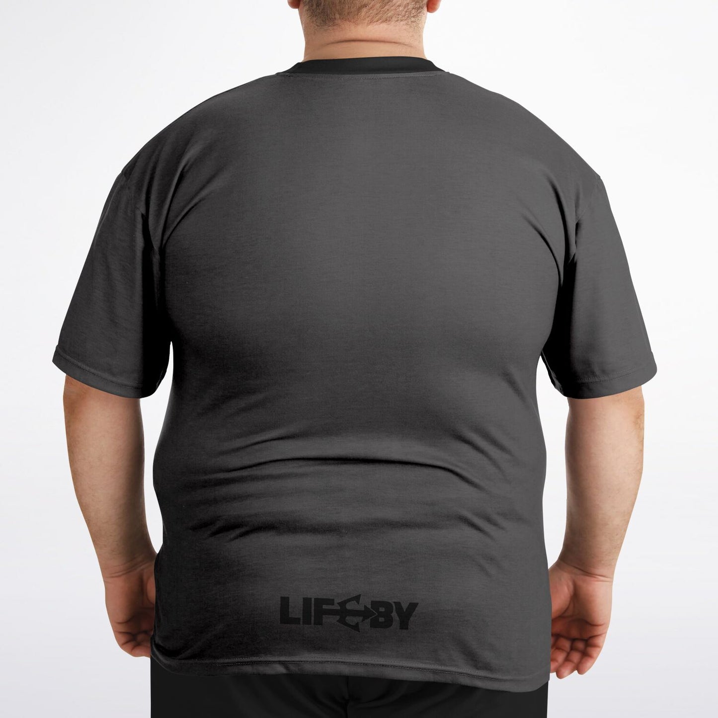 LifeBy Grey Plus-size T-Shirt - LifeBy Fitness