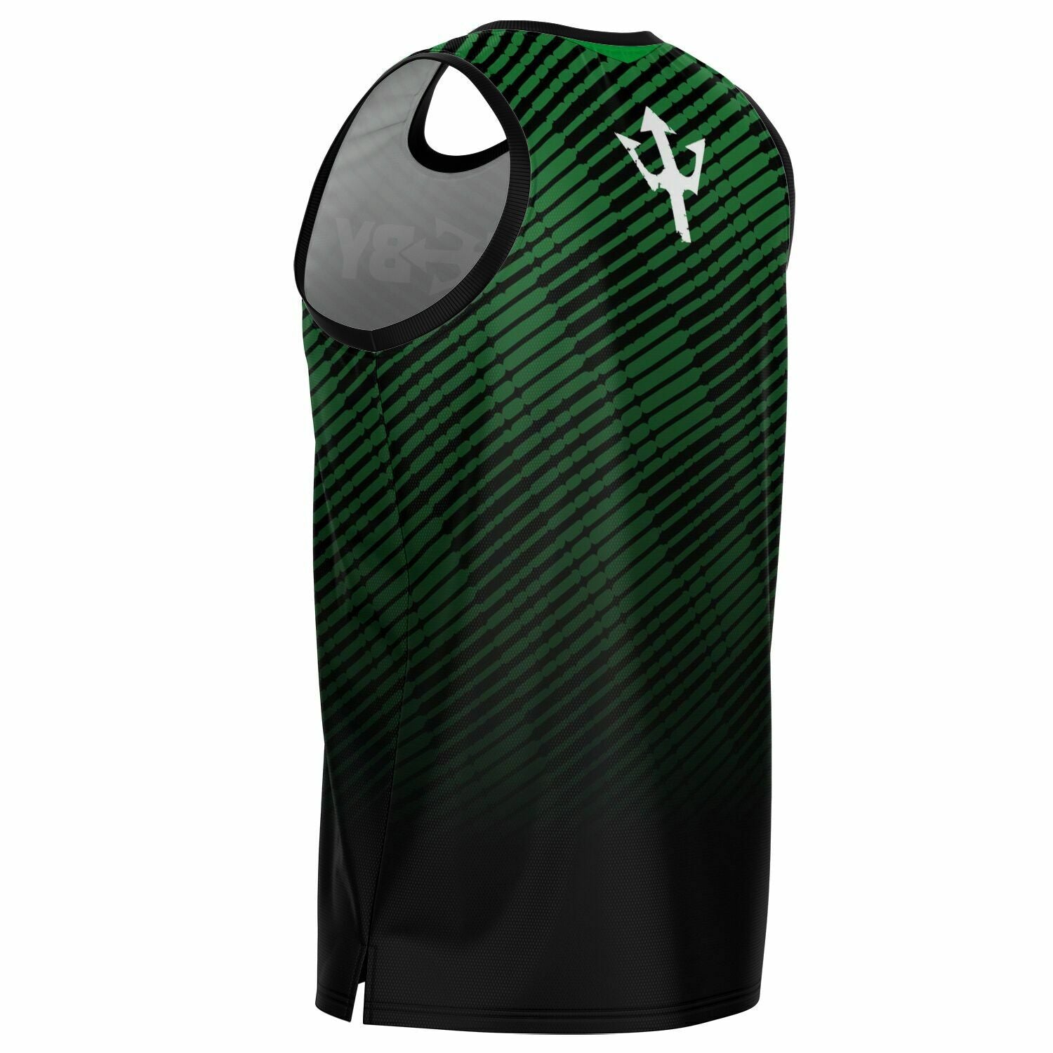 LifeBy Green Faded Basketball Jersey - LifeBy Fitness