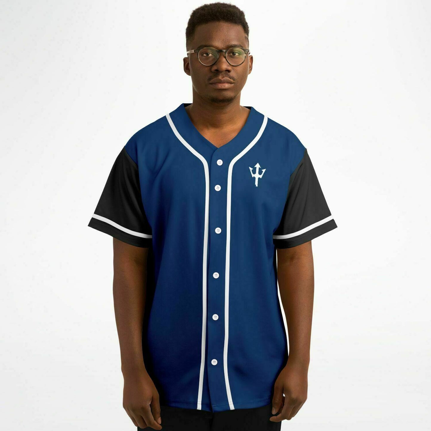 LifeBy Blue On Grey Baseball Jersey