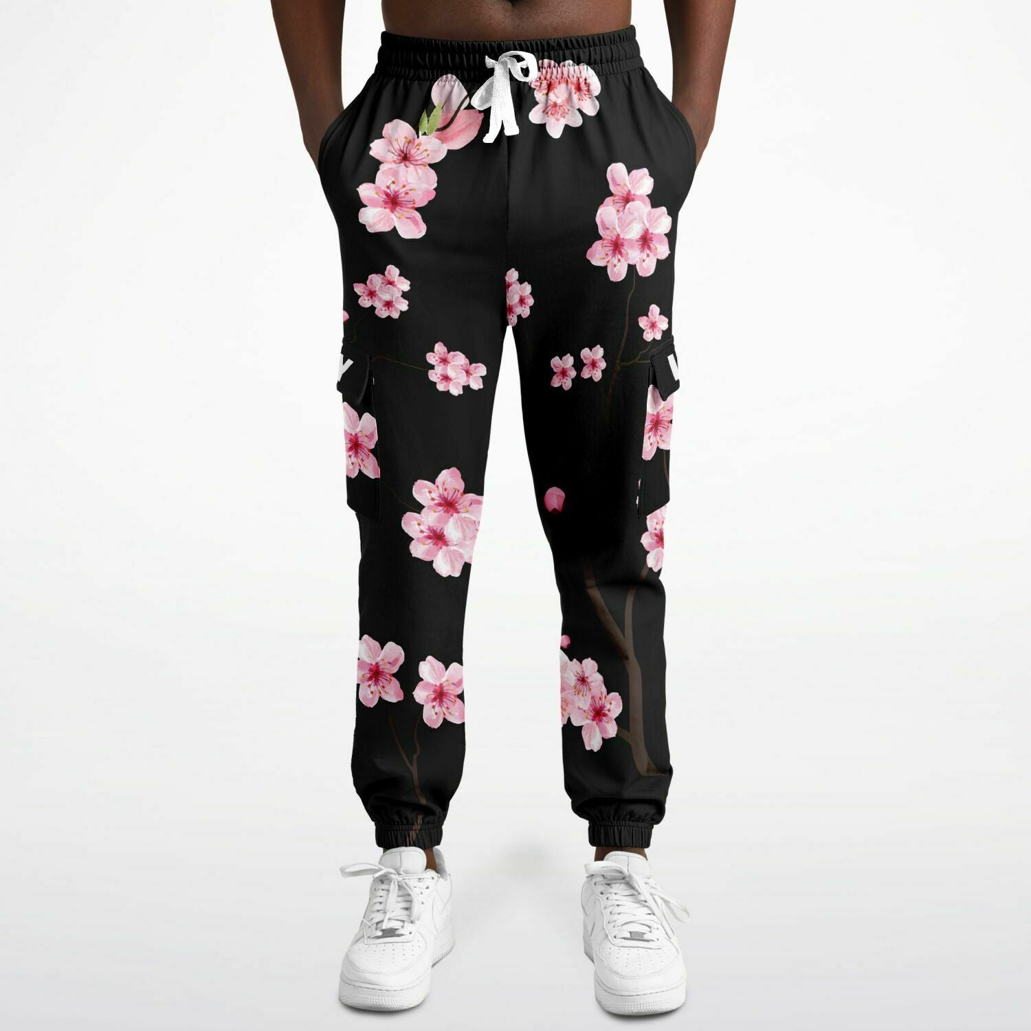 LifeBy Cherry Blossom Athletic Cargo Joggers - LifeBy Fitness