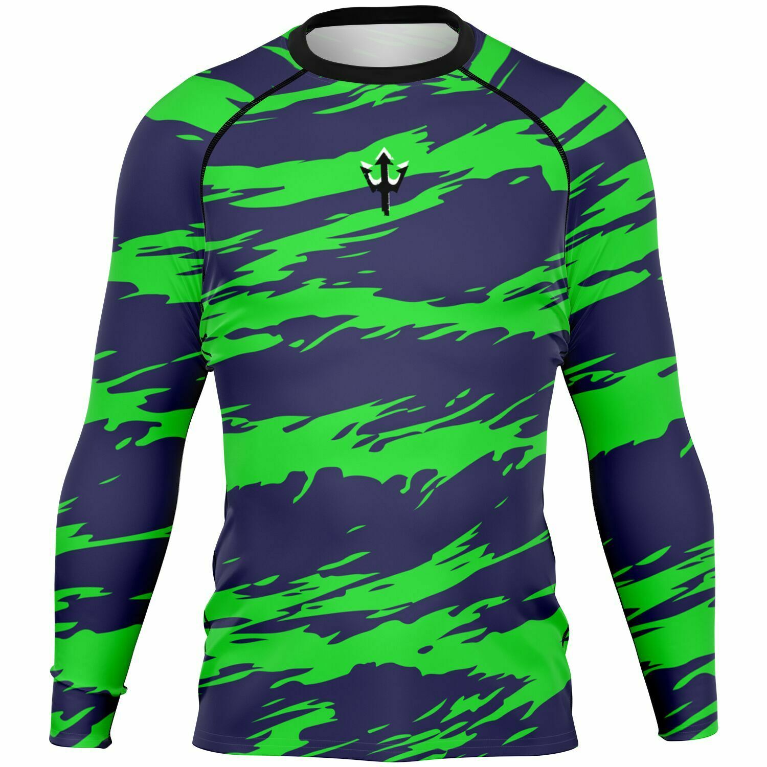 Men's LifeBy Blue-Green Rashguard - LifeBy Fitness