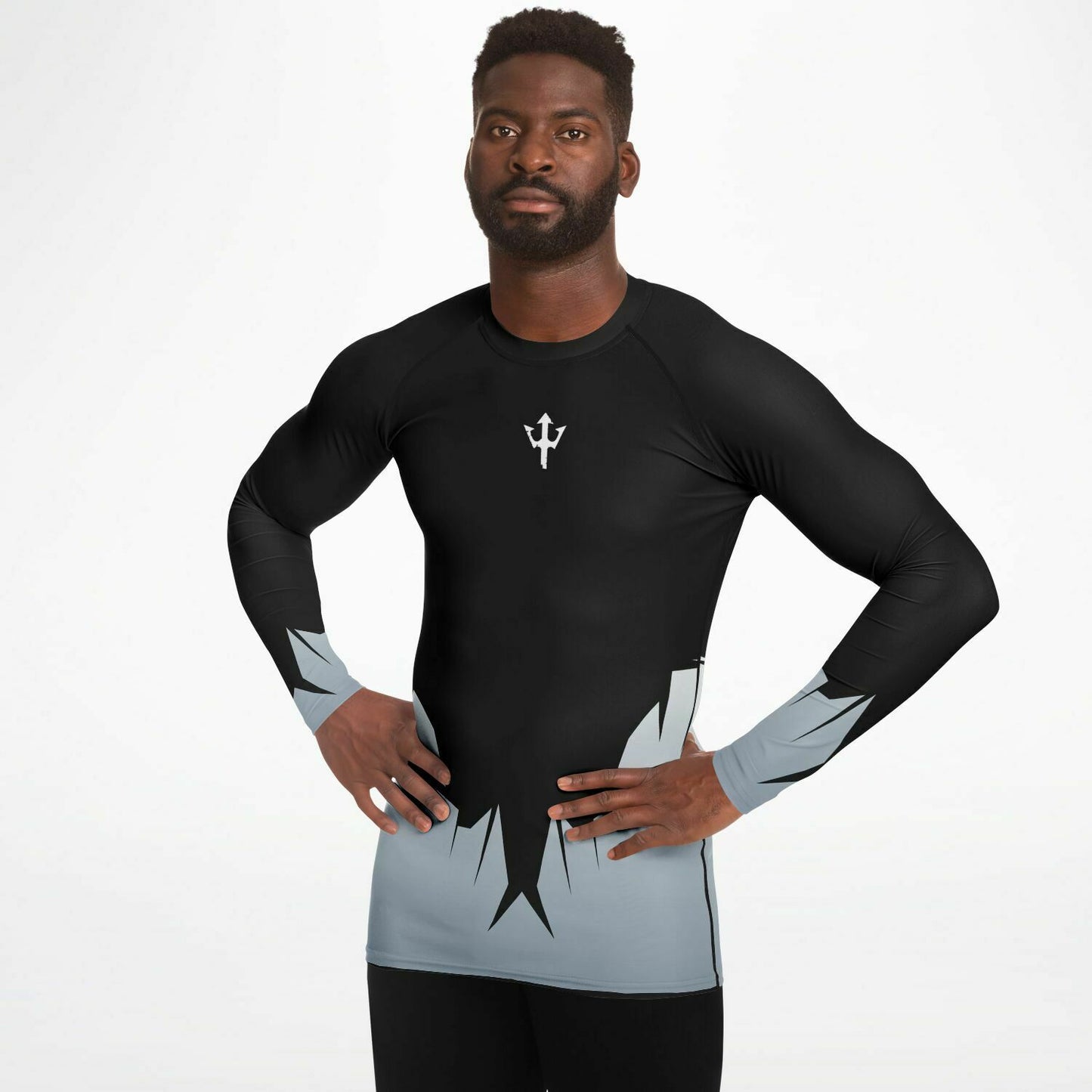 Men's LifeBy Broken Black Rashguard - LifeBy Fitness