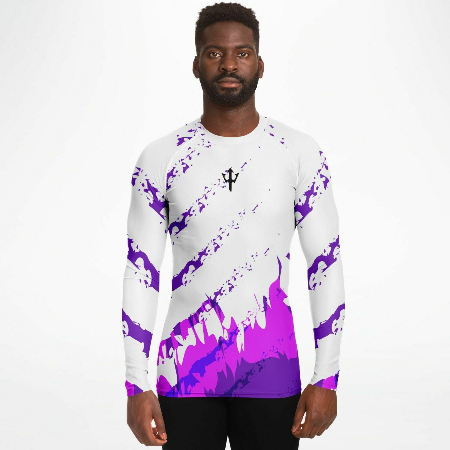 Men's LifeBy Purple Flame Rashguard - LifeBy Fitness