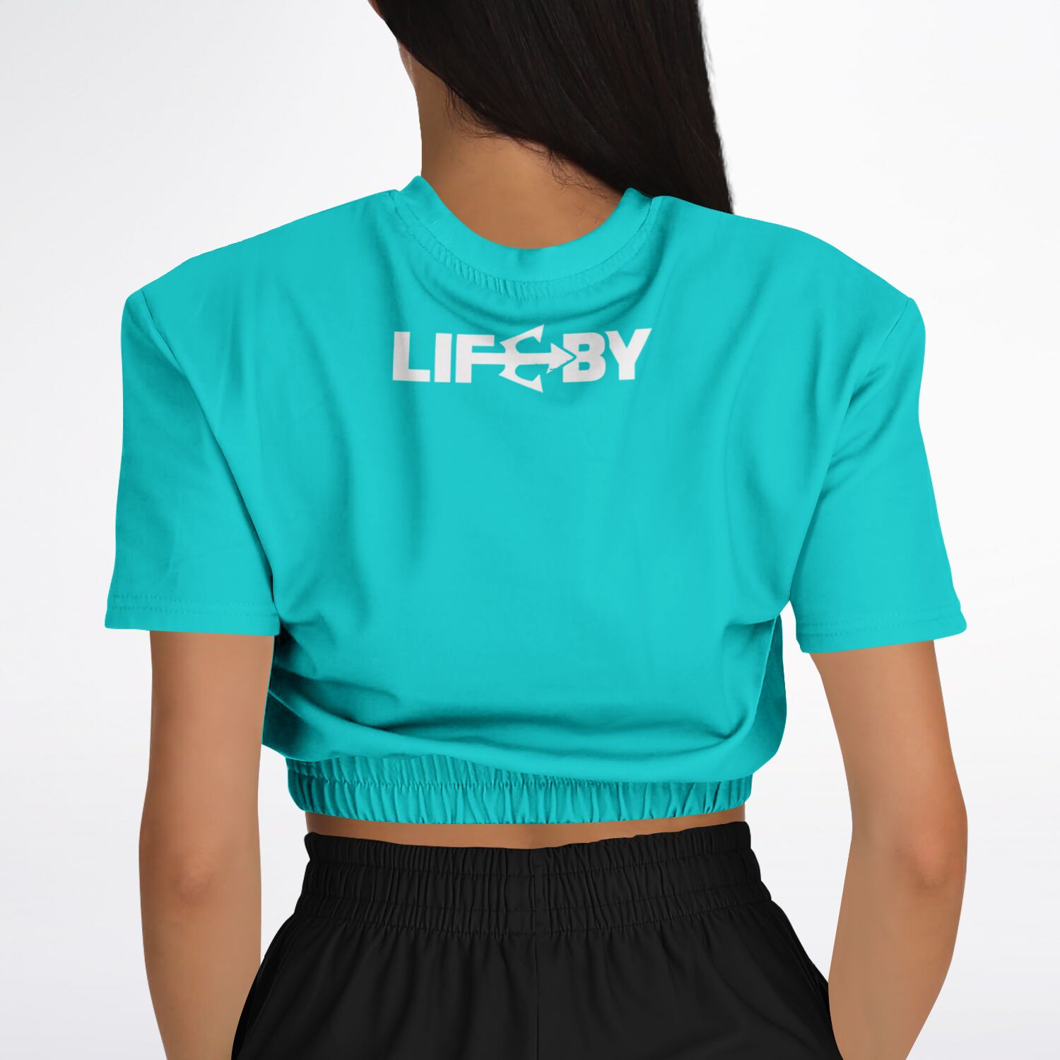 Women's LifeBy Aqua Athletic Cropped Sweatshirt - LifeBy Fitness