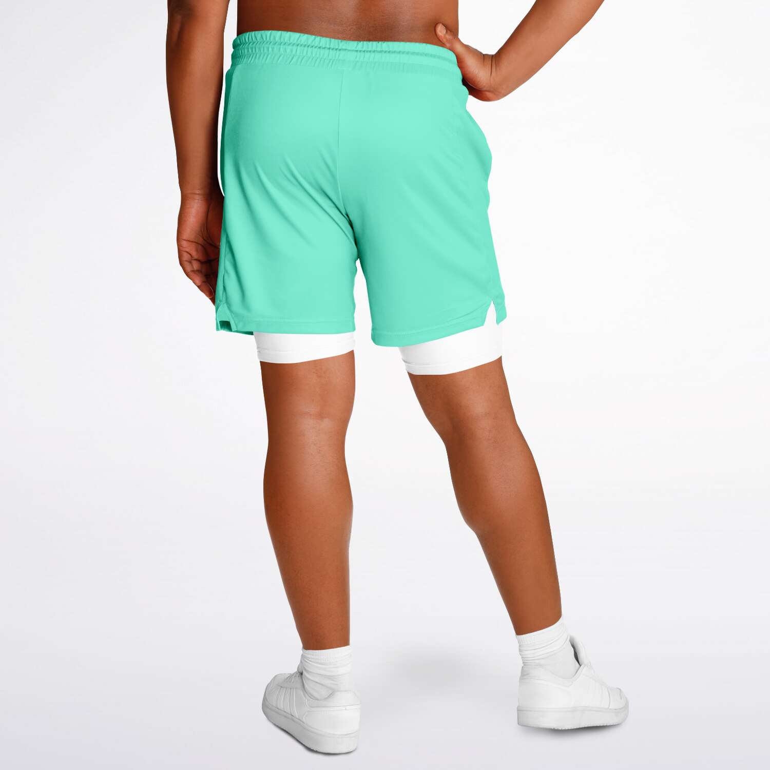 Men's LifeBy Turquoise 2-in-1 Shorts - LifeBy Fitness