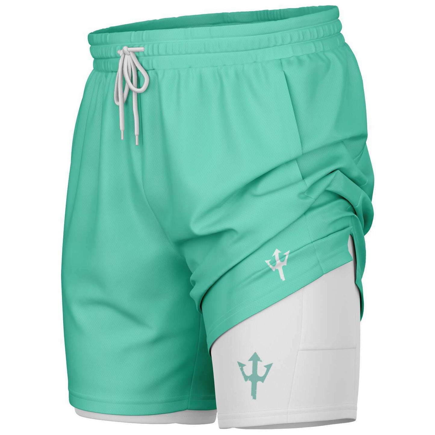 Men's LifeBy Turquoise 2-in-1 Shorts - LifeBy Fitness