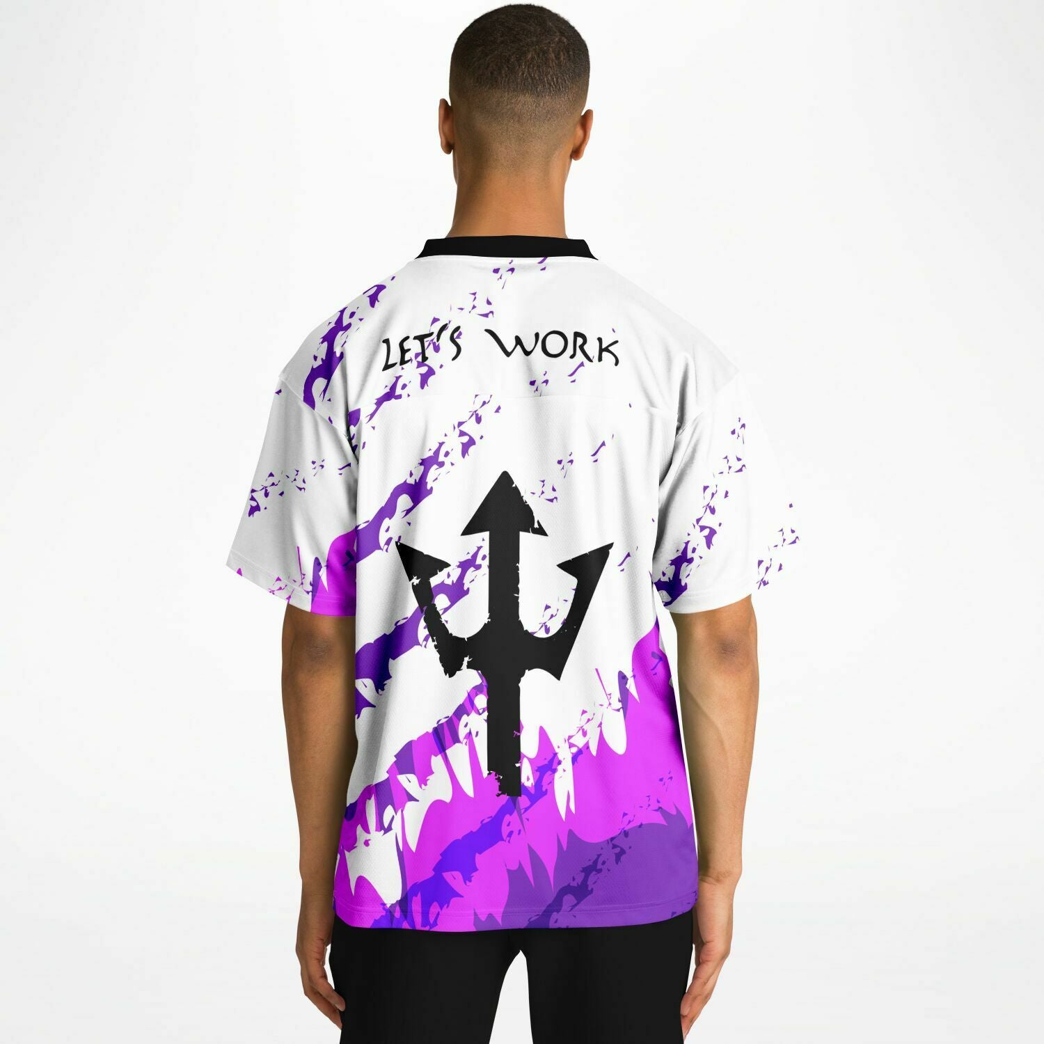 LifeBy Purple-White Sports Jersey - LifeBy Fitness