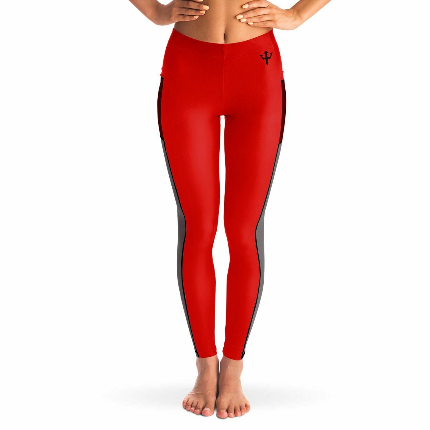 Women's LifeBy Red Mesh Pocket Legging