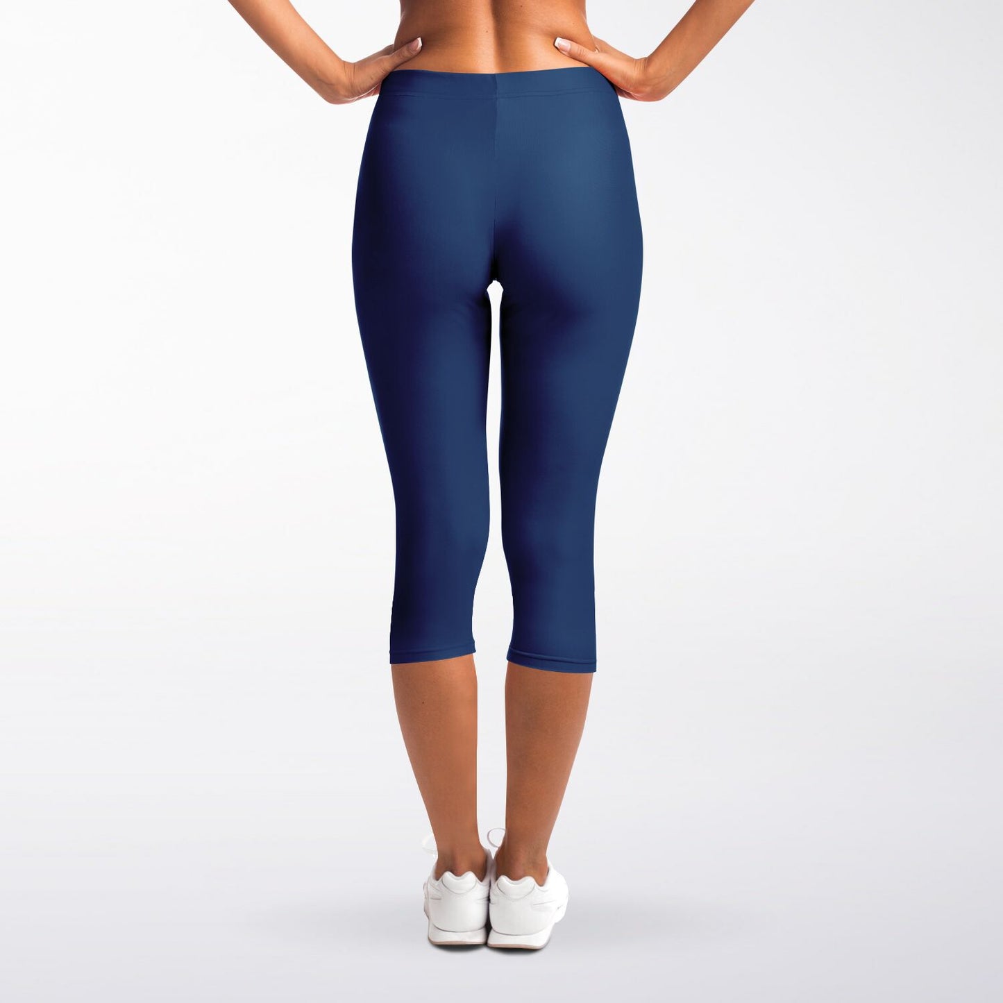 Women's LifeBy Navy Blue Capri Leggings - LifeBy Fitness