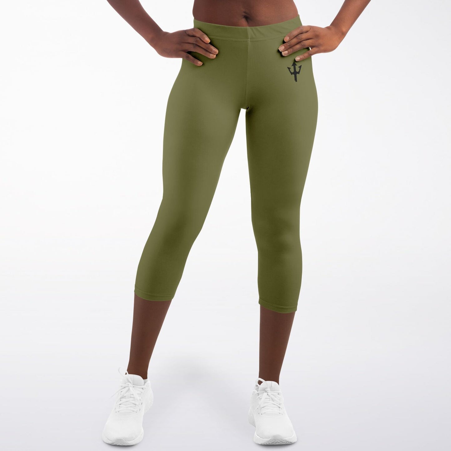 Women's LifeBy Khaki Capri Leggings - LifeBy Fitness