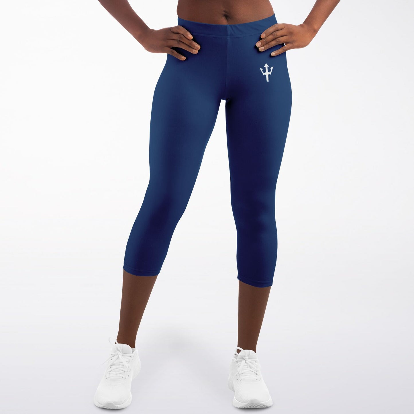 Women's LifeBy Navy Blue Capri Leggings - LifeBy Fitness