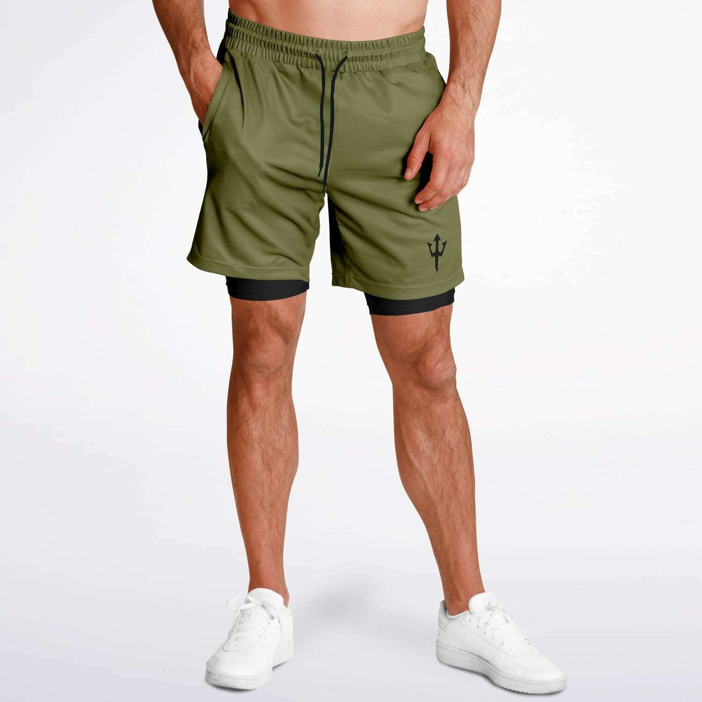 Men's LifeBy Khaki 2-in-1 Shorts - LifeBy Fitness