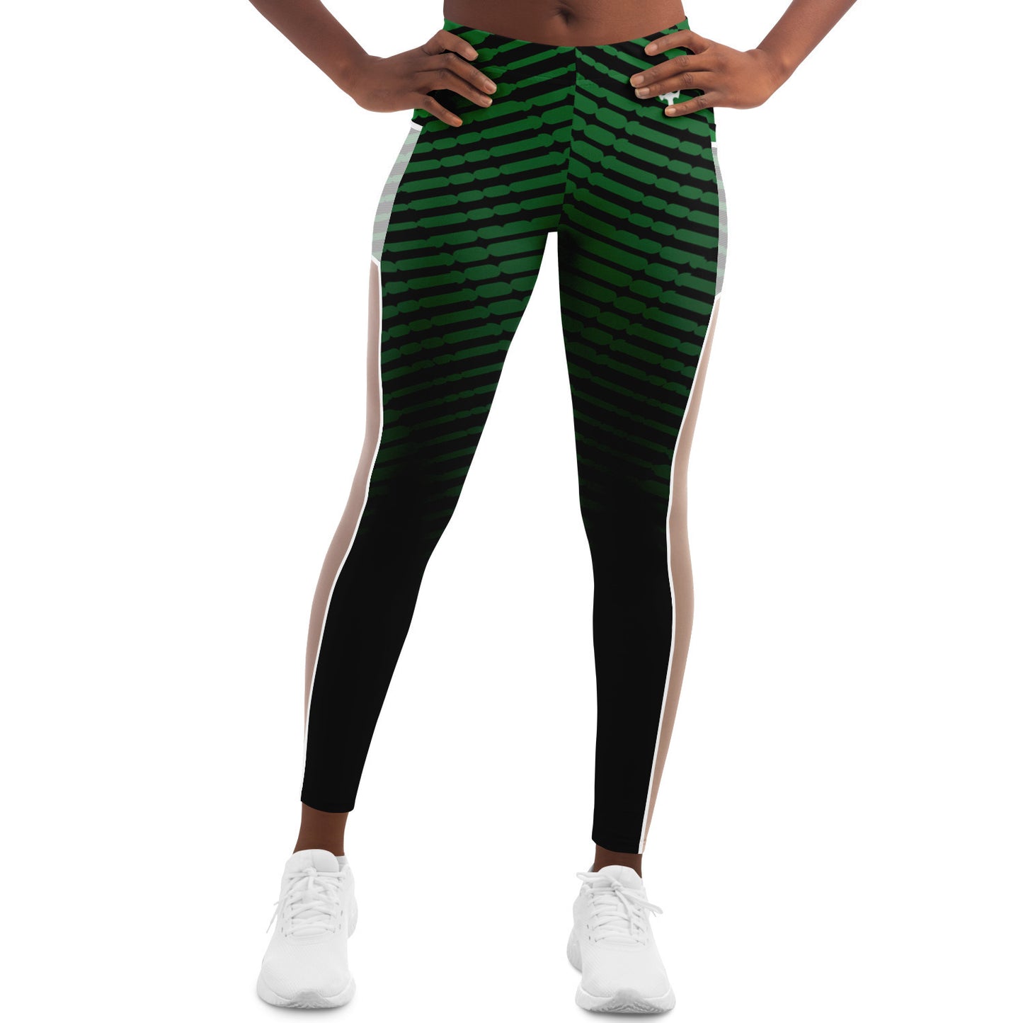 Women's LifeBy Faded Green Mesh Pocket Legging