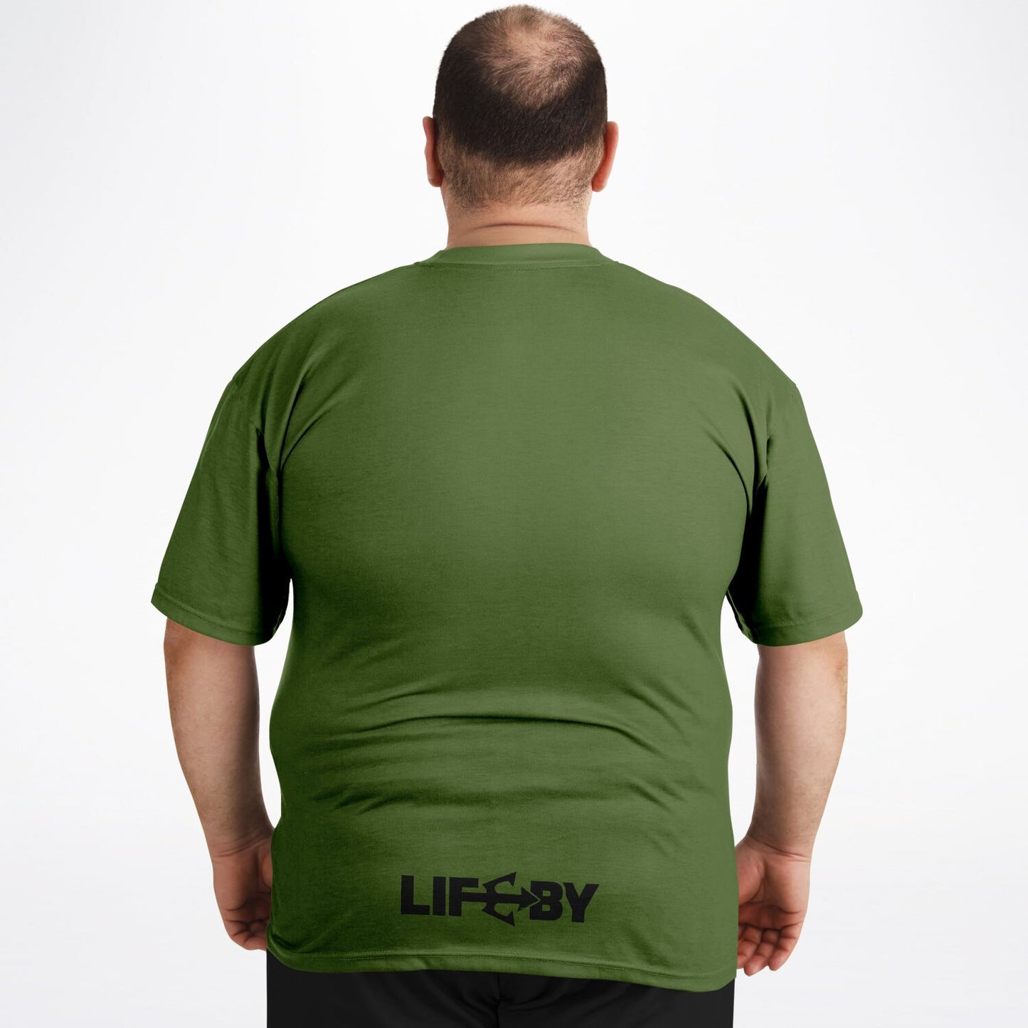 LifeBy Military Green Plus-size T-Shirt - LifeBy Fitness