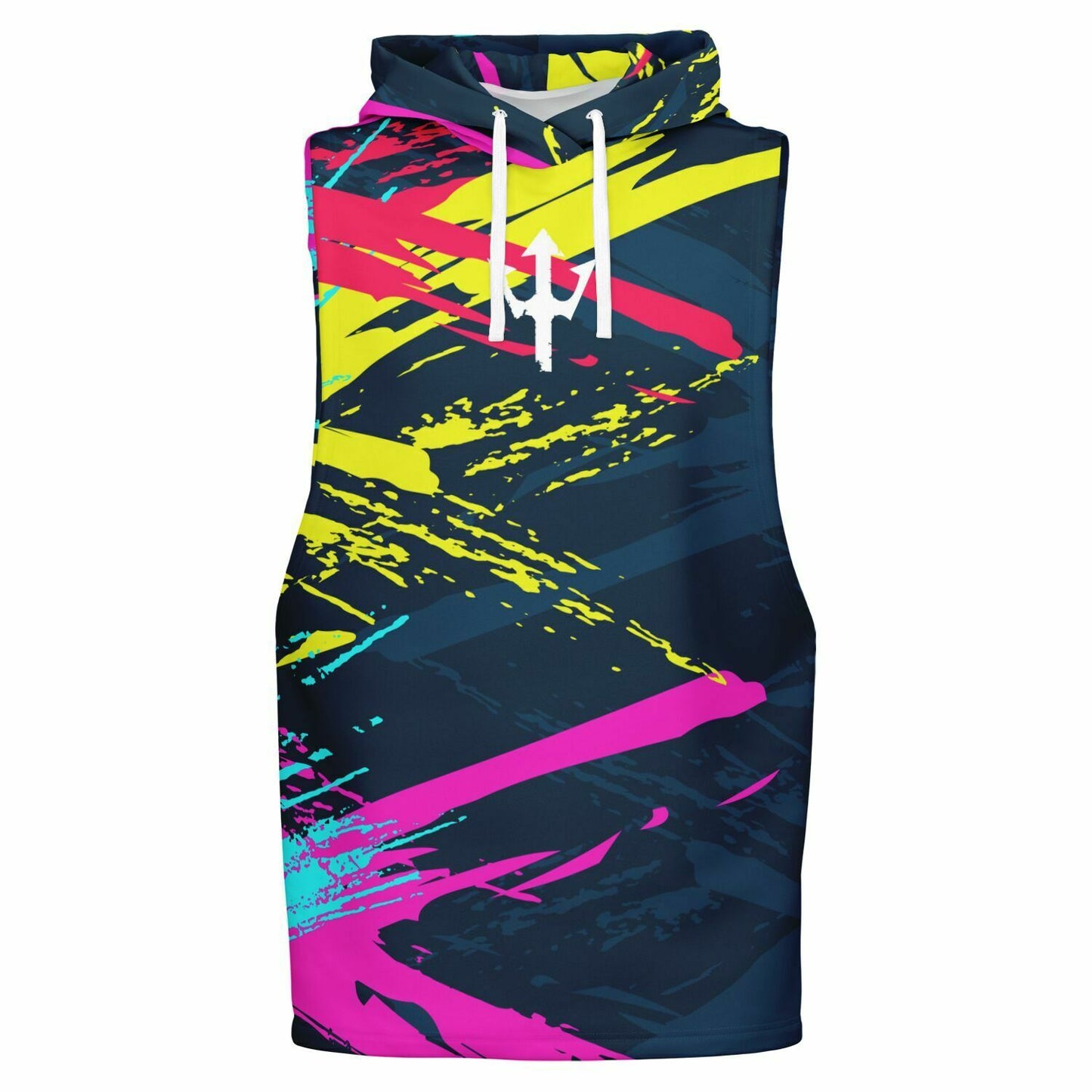 Colour Splash Sleeveless Hoodie