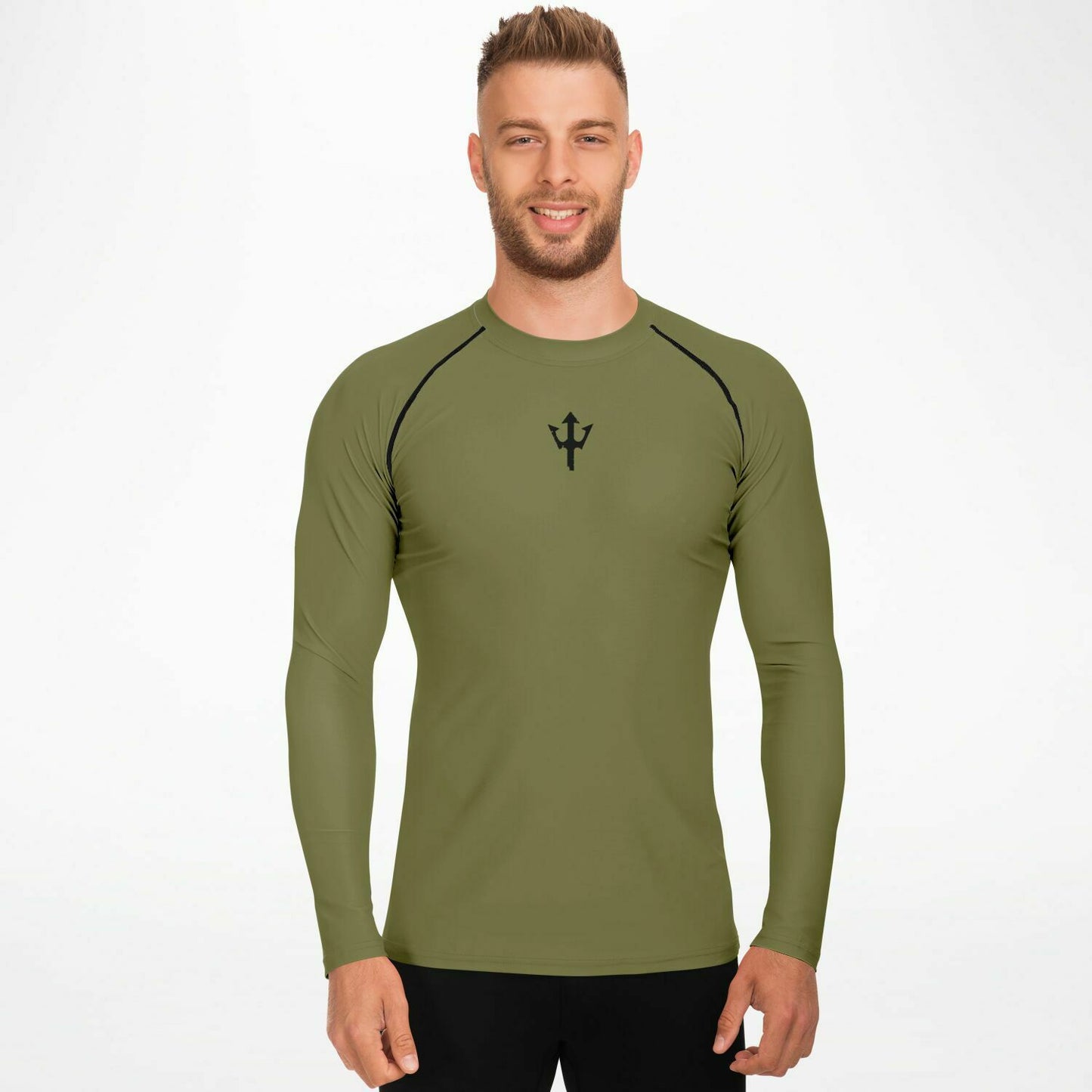 Men's LifeBy Khaki Rashguard - LifeBy Fitness