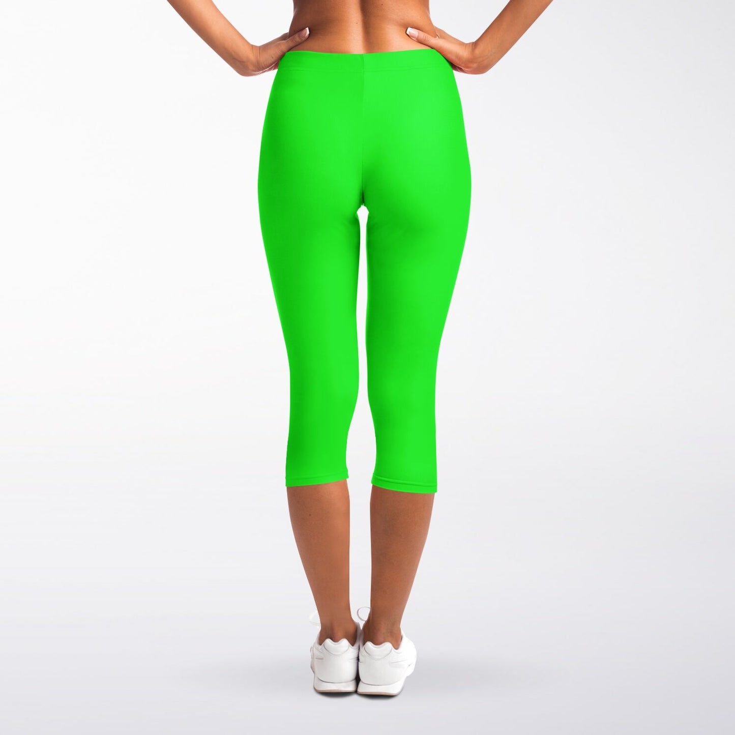 Women's LifeBy Viper Green Capri Leggings - LifeBy Fitness