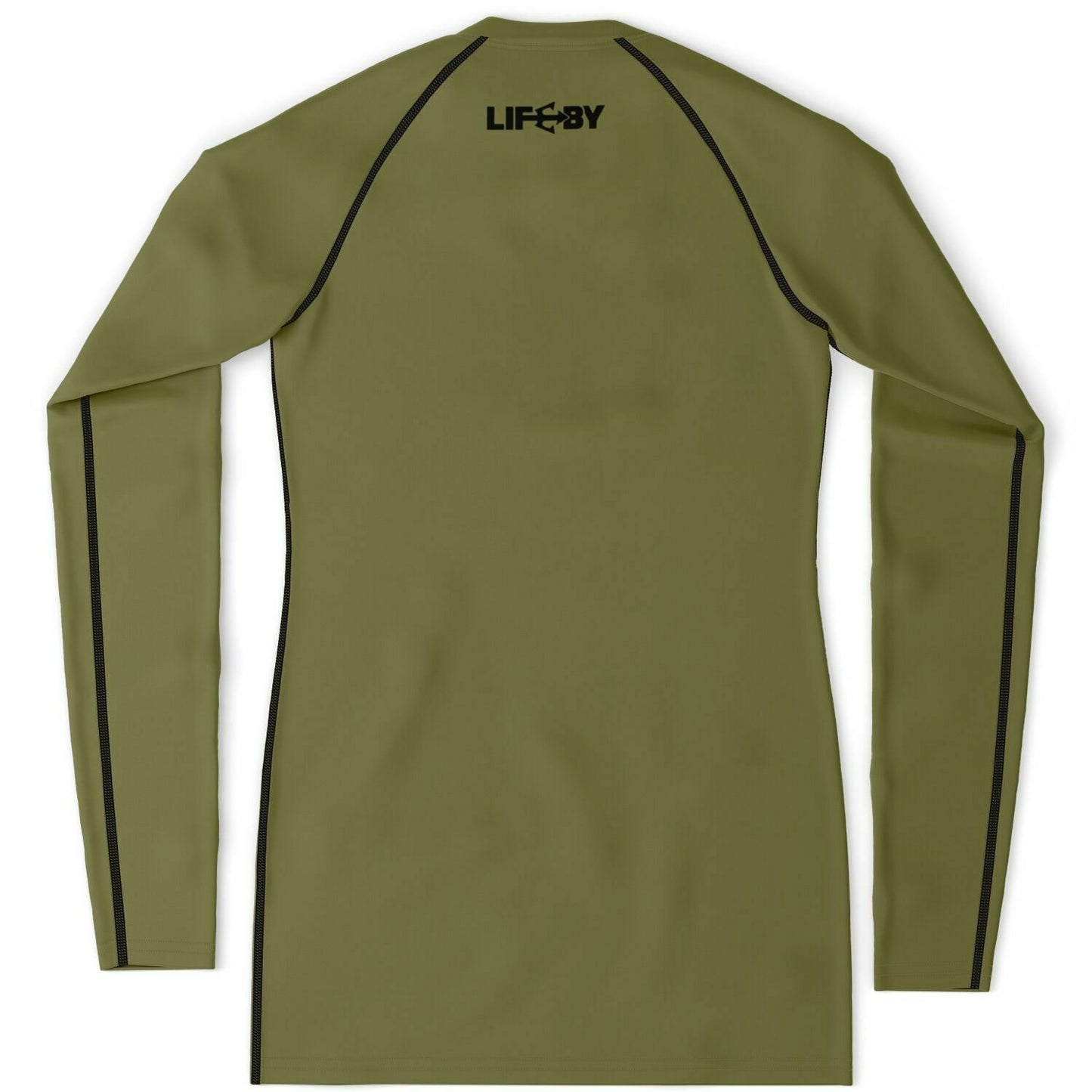 Women's LifeBy Khaki Rashguard - LifeBy Fitness