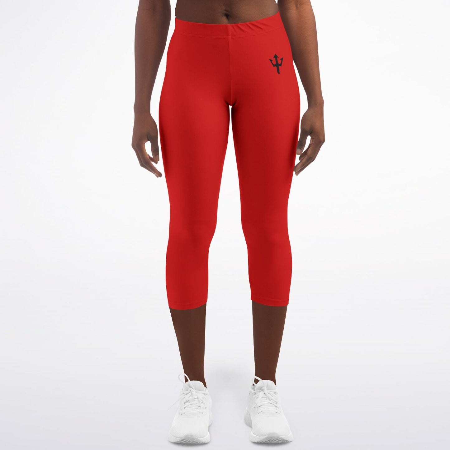 Women's LifeBy Red Capri Leggings - LifeBy Fitness