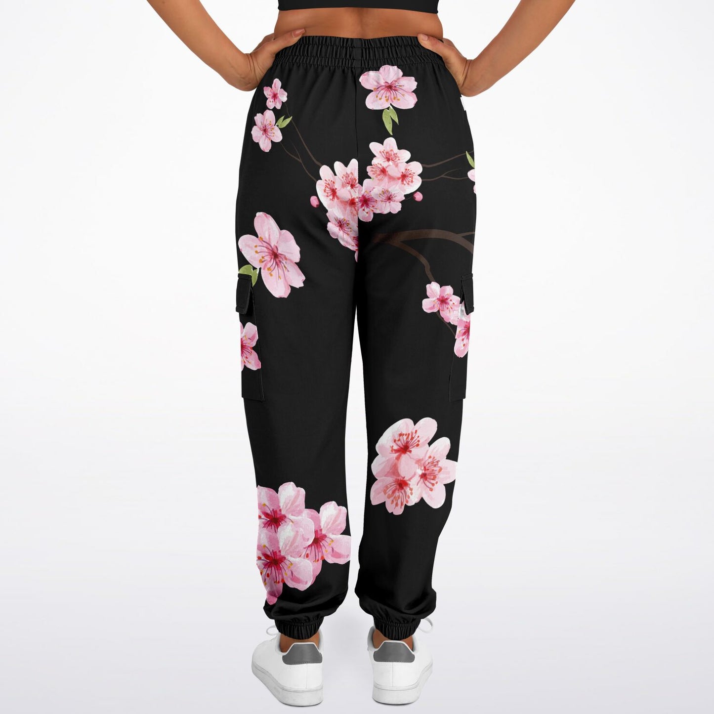 LifeBy Cherry Blossom Athletic Cargo Joggers - LifeBy Fitness