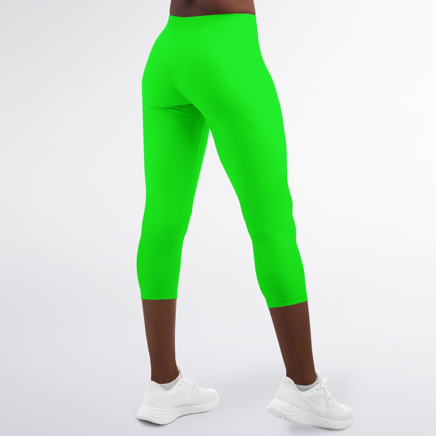 Women's LifeBy Viper Green Capri Leggings - LifeBy Fitness