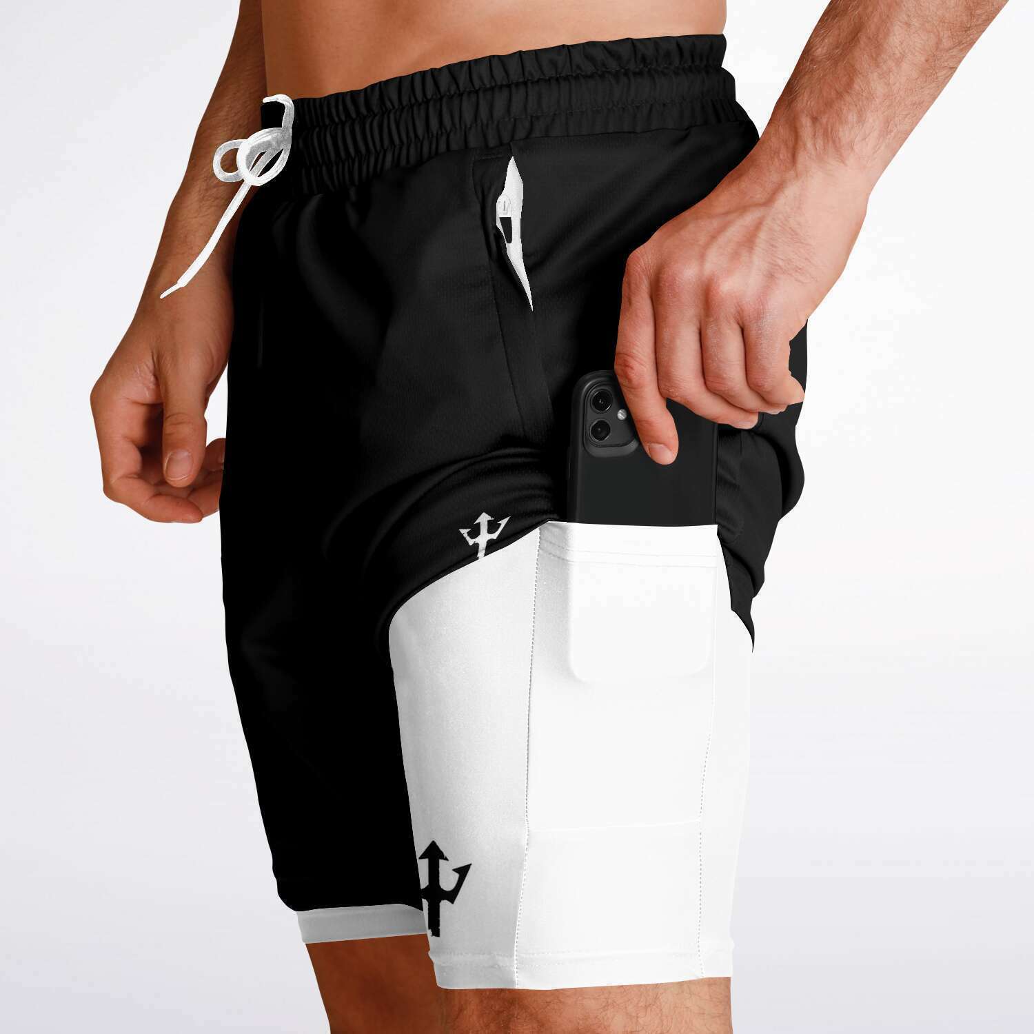 Men's LifeBy Black 2-in-1 Shorts - LifeBy Fitness