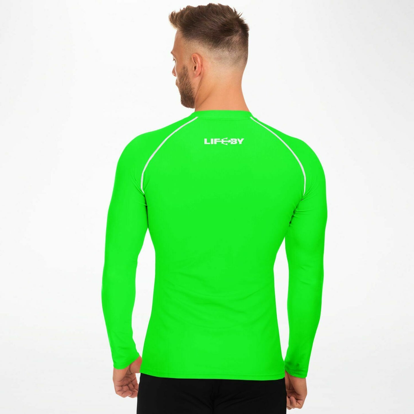 Men's LifeBy Viper Green Rashguard - LifeBy Fitness