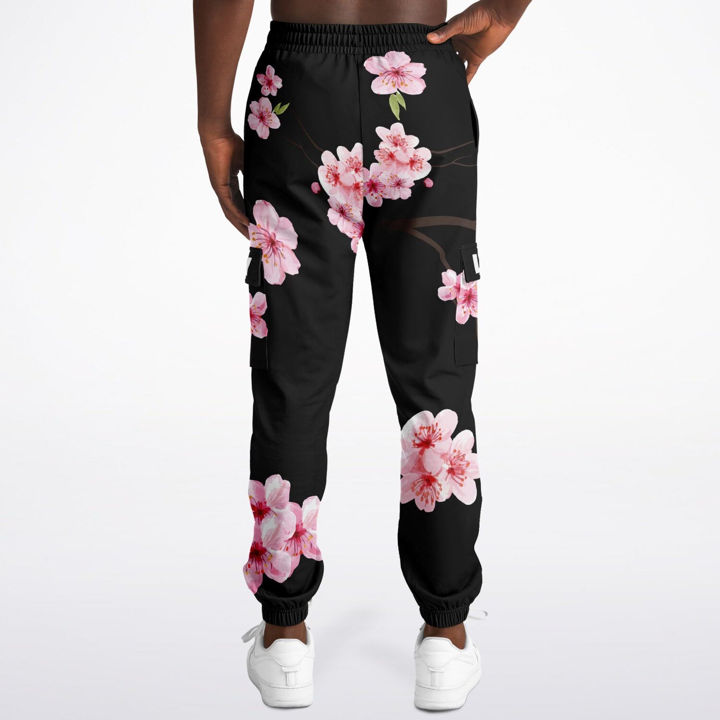 LifeBy Cherry Blossom Athletic Cargo Joggers - LifeBy Fitness