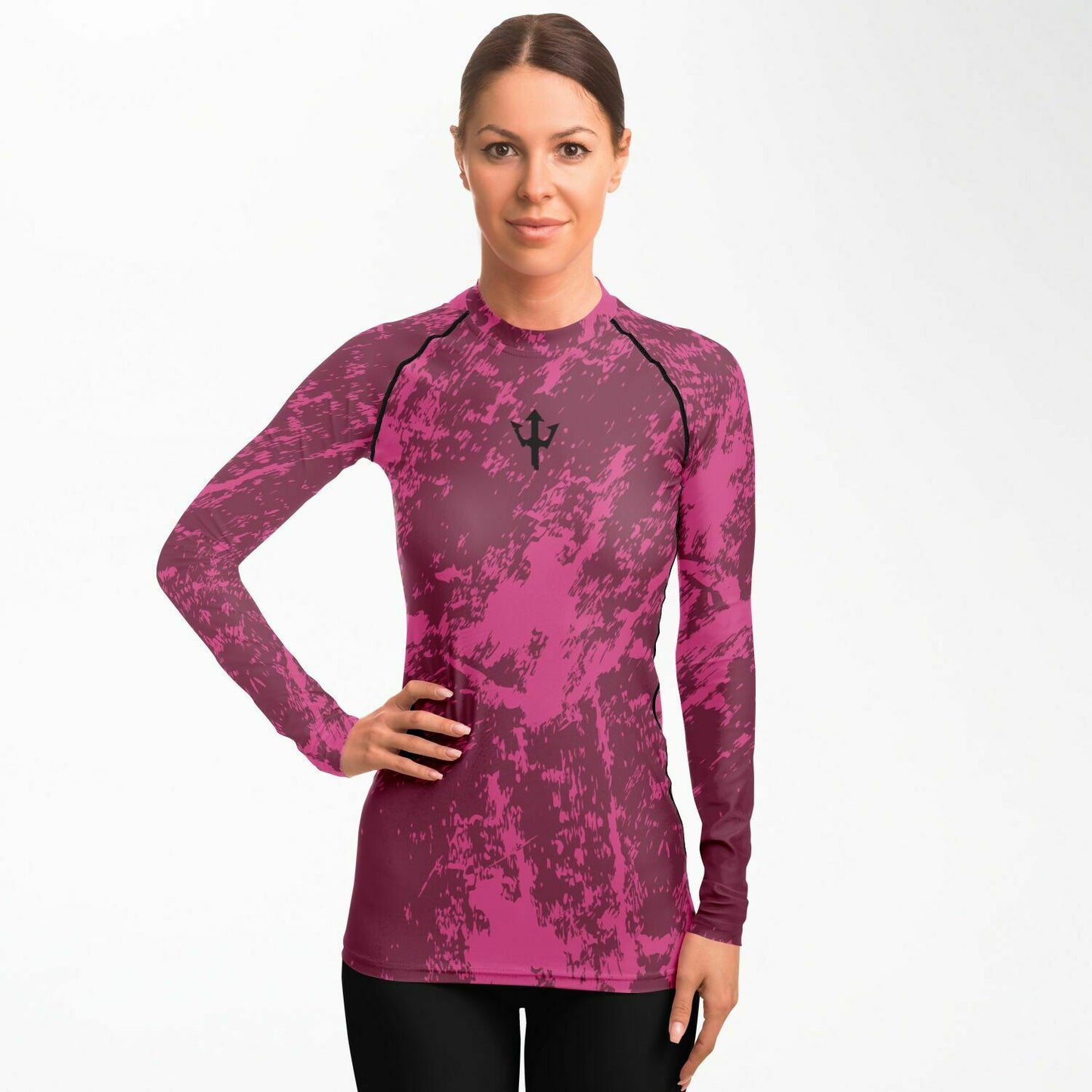 Women's LifeBy Pink Swirl Rashguard - LifeBy Fitness