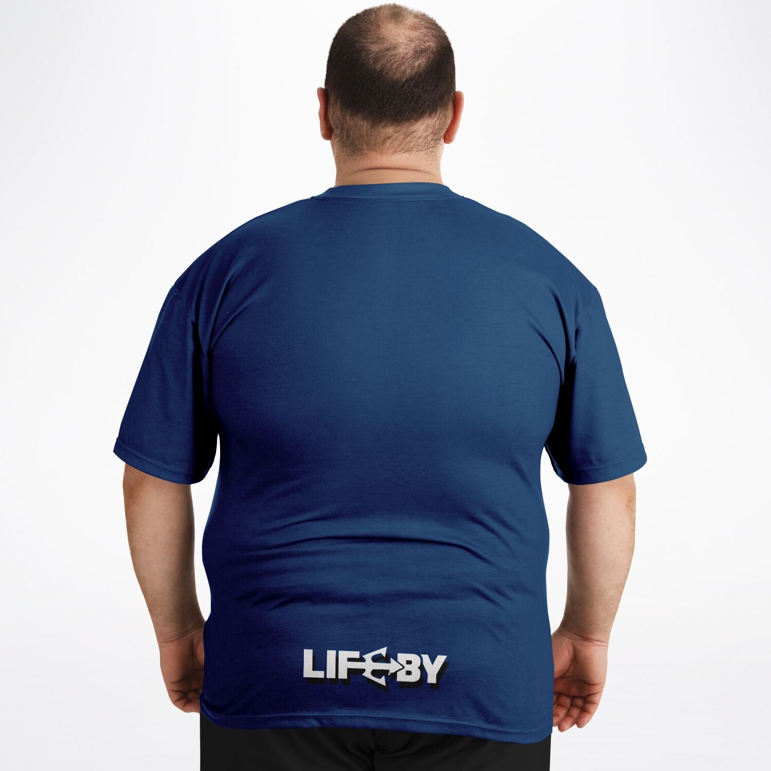 LifeBy Navy Blue Plus-size T-Shirt - LifeBy Fitness