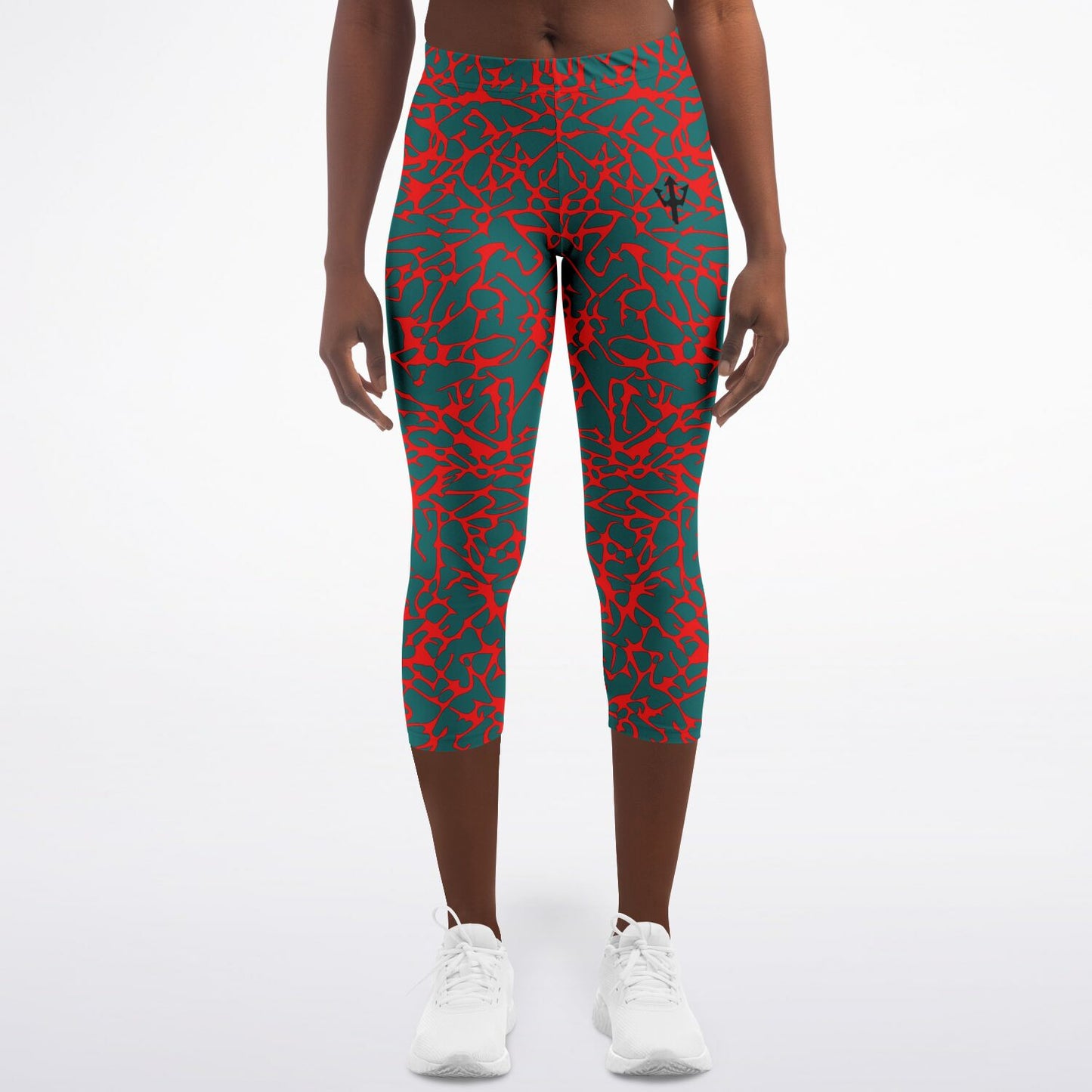 Women's LifeBy Red Lava Capri Leggings - LifeBy Fitness