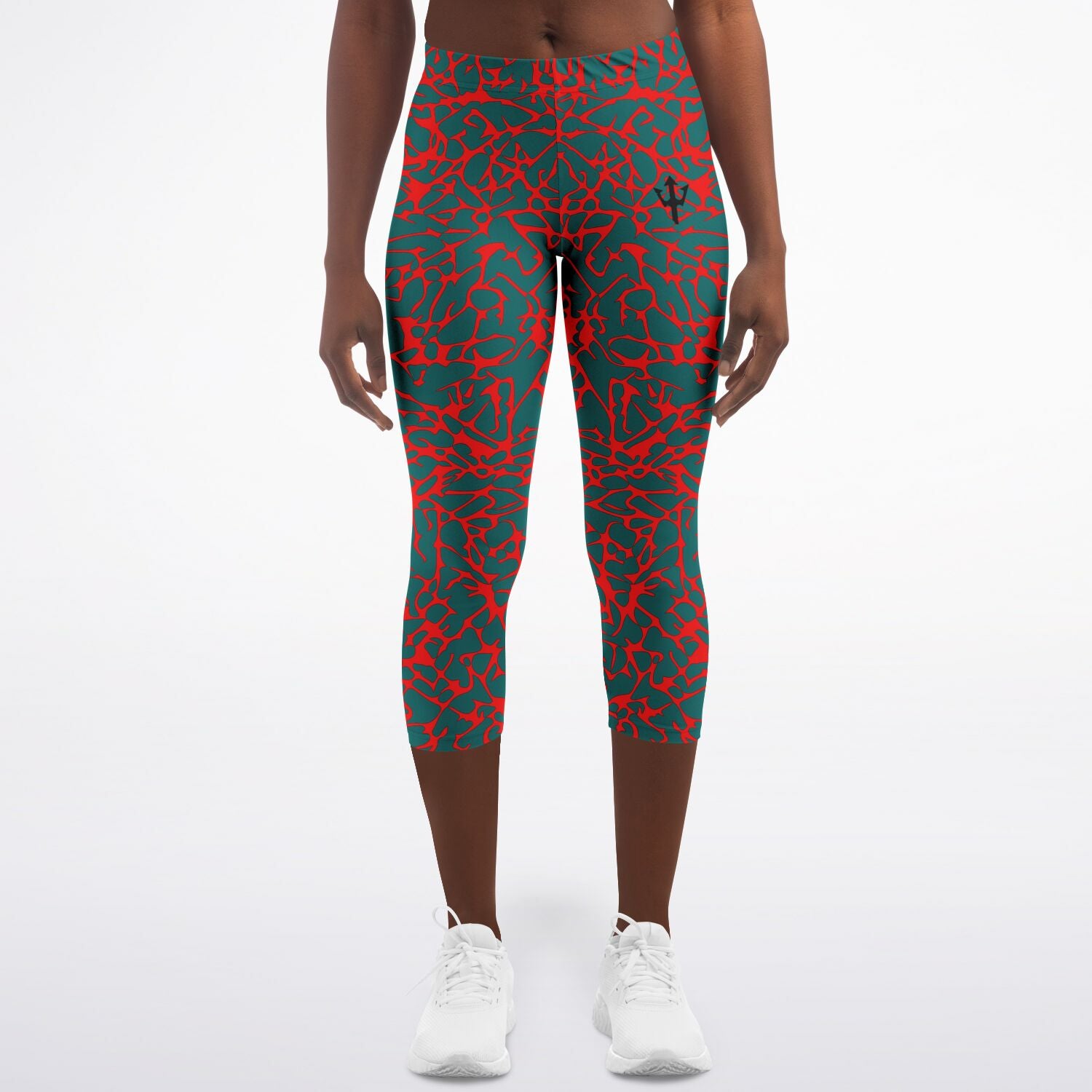 Women's LifeBy Red Lava Capri Leggings - LifeBy Fitness