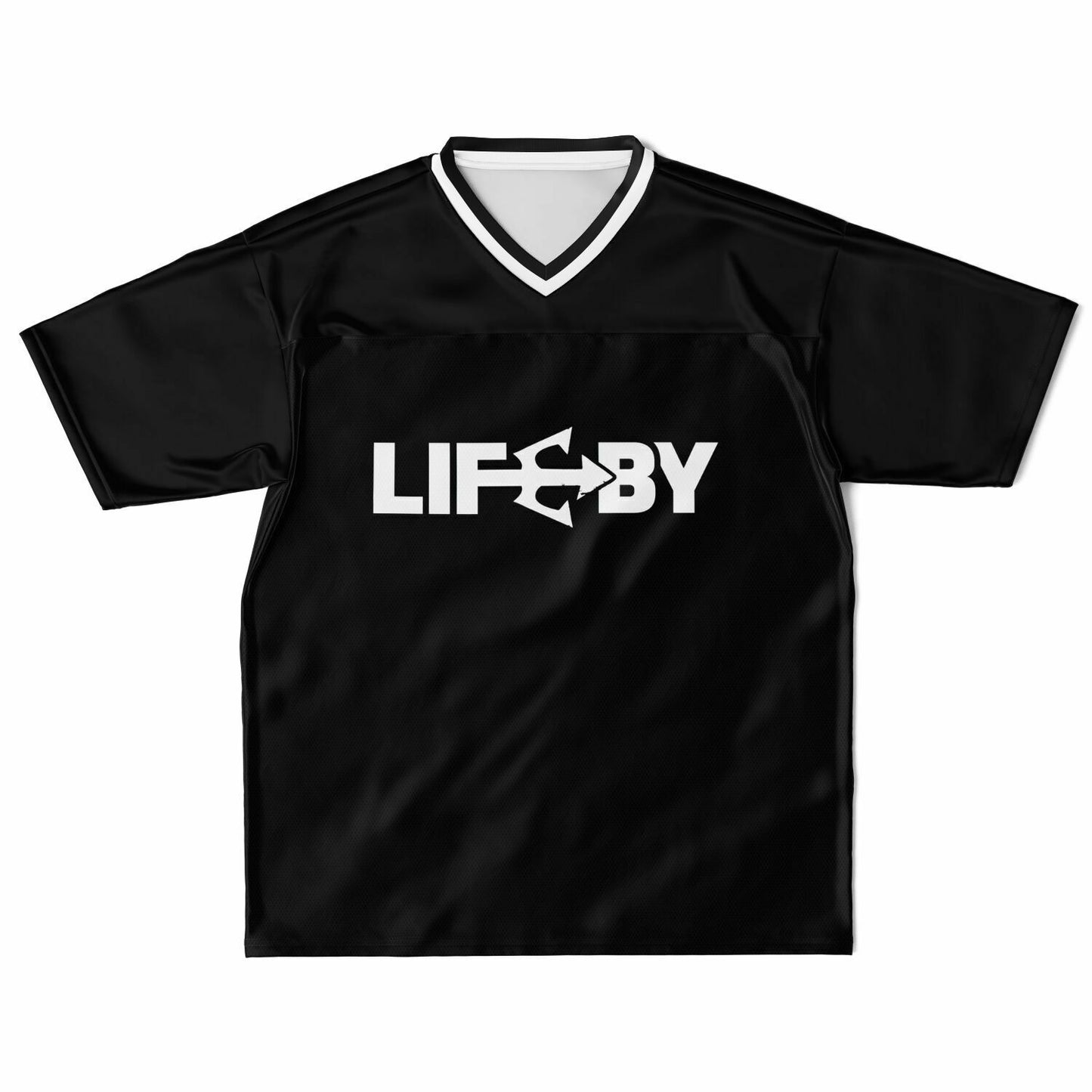 LifeBy  Black Sports Jersey - LifeBy Fitness