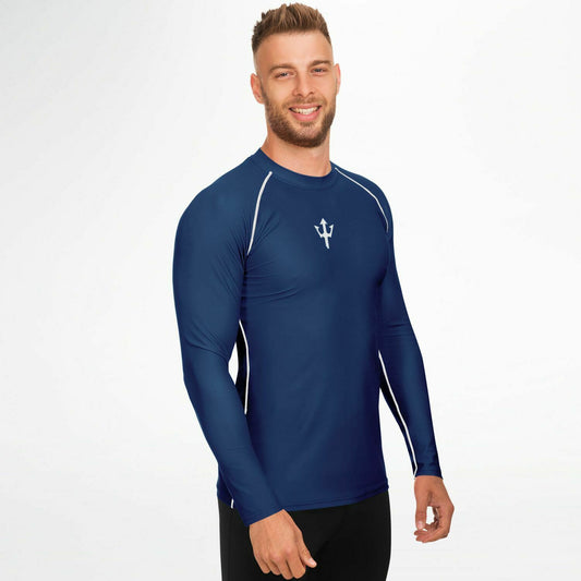 Men's LifeBy Navy Blue Rashguard - LifeBy Fitness