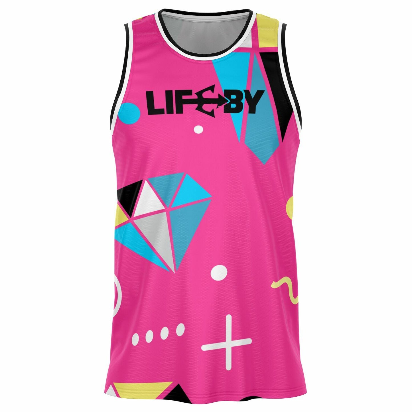 LifeBy Pink Basketball Jersey - LifeBy Fitness