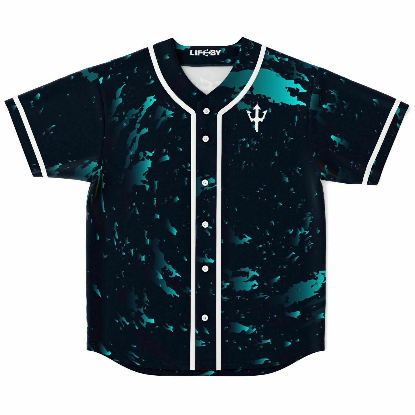 LifeBy Blue Swirl Baseball Jersey